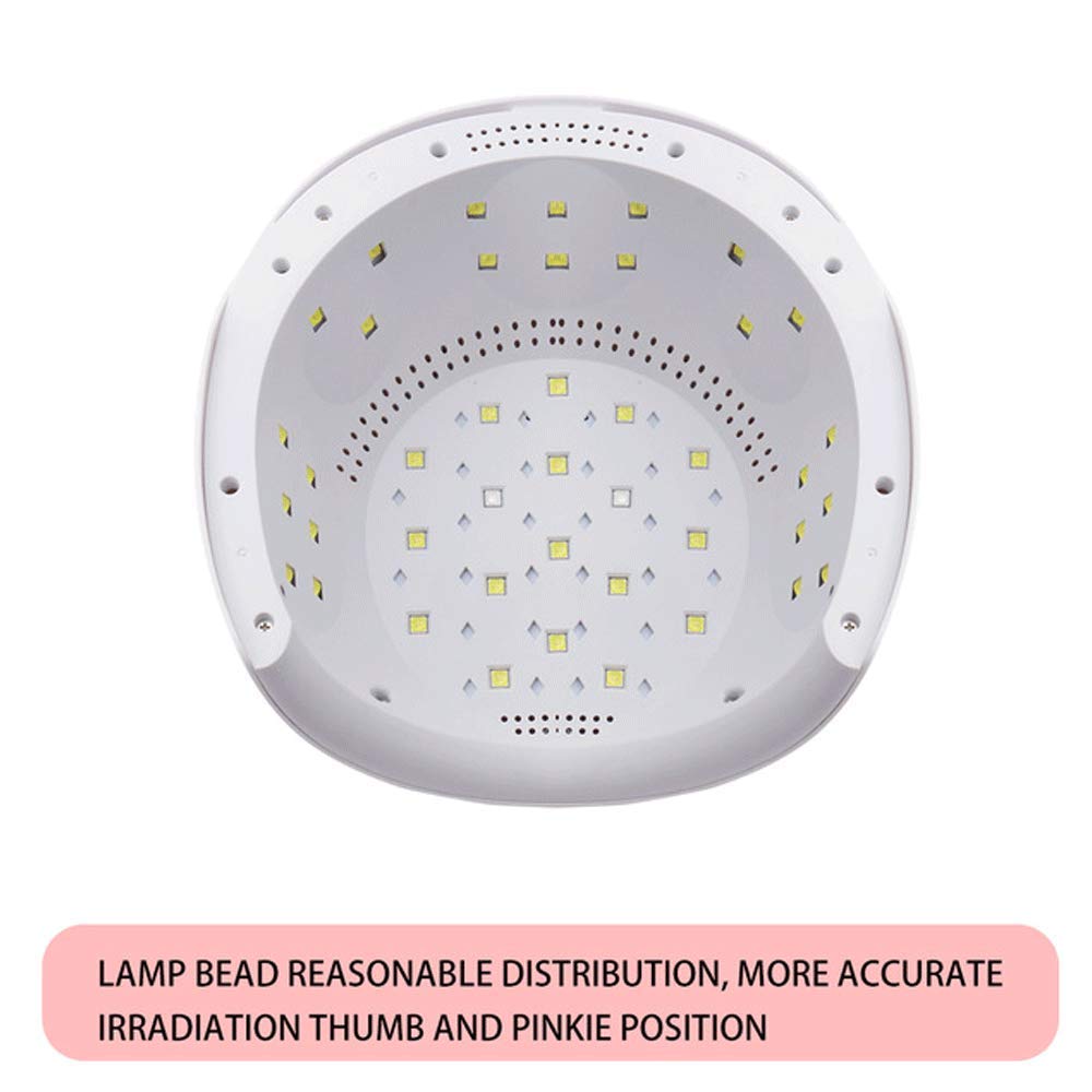 84W UV LED Nail Lamp with Auto-Sensing & 3 Timer Settings - Professional Gel Polish Dryer for Fingernails & Toenails - LCD Display for Home & Salon Manicure/Pedicure