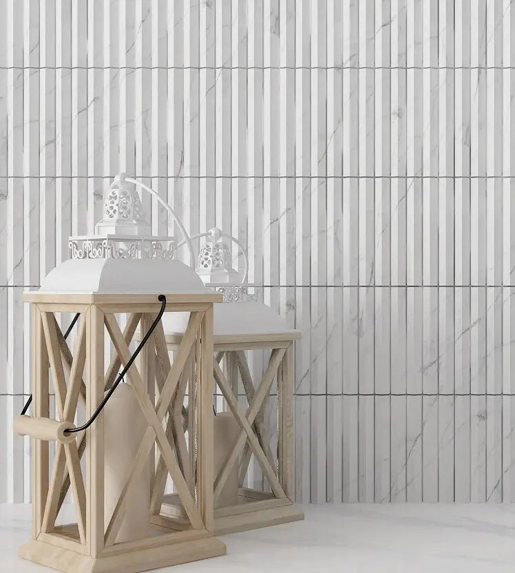 Luxe Profiles Mosaic Tiles - Premium Peel and Stick Backsplash Tiles for Kitchen & Bathroom - Waterproof Self-Adhesive Wall Tile Decals - Easy DIY Home Renovation & Interior Design Upgrade