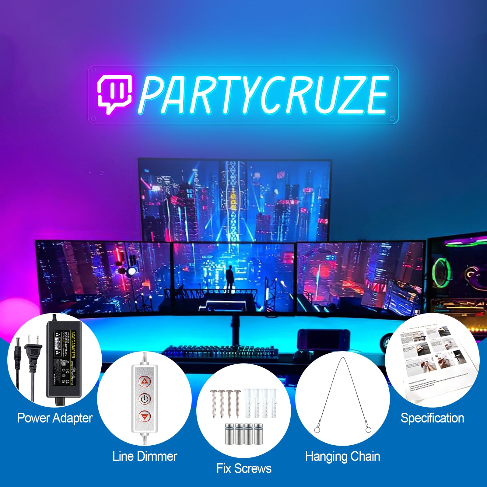Custom Twitch Username Neon Signs - 35