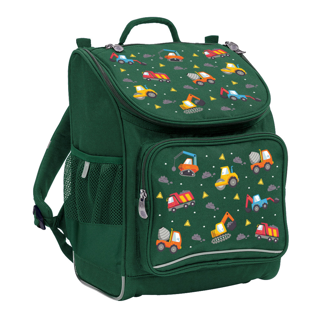 Jumbo Trucks Junior Mighty Backpack for Kids - Durable School Backpack with Spacious Compartments - Perfect for School, Travel & Outdoor Adventures