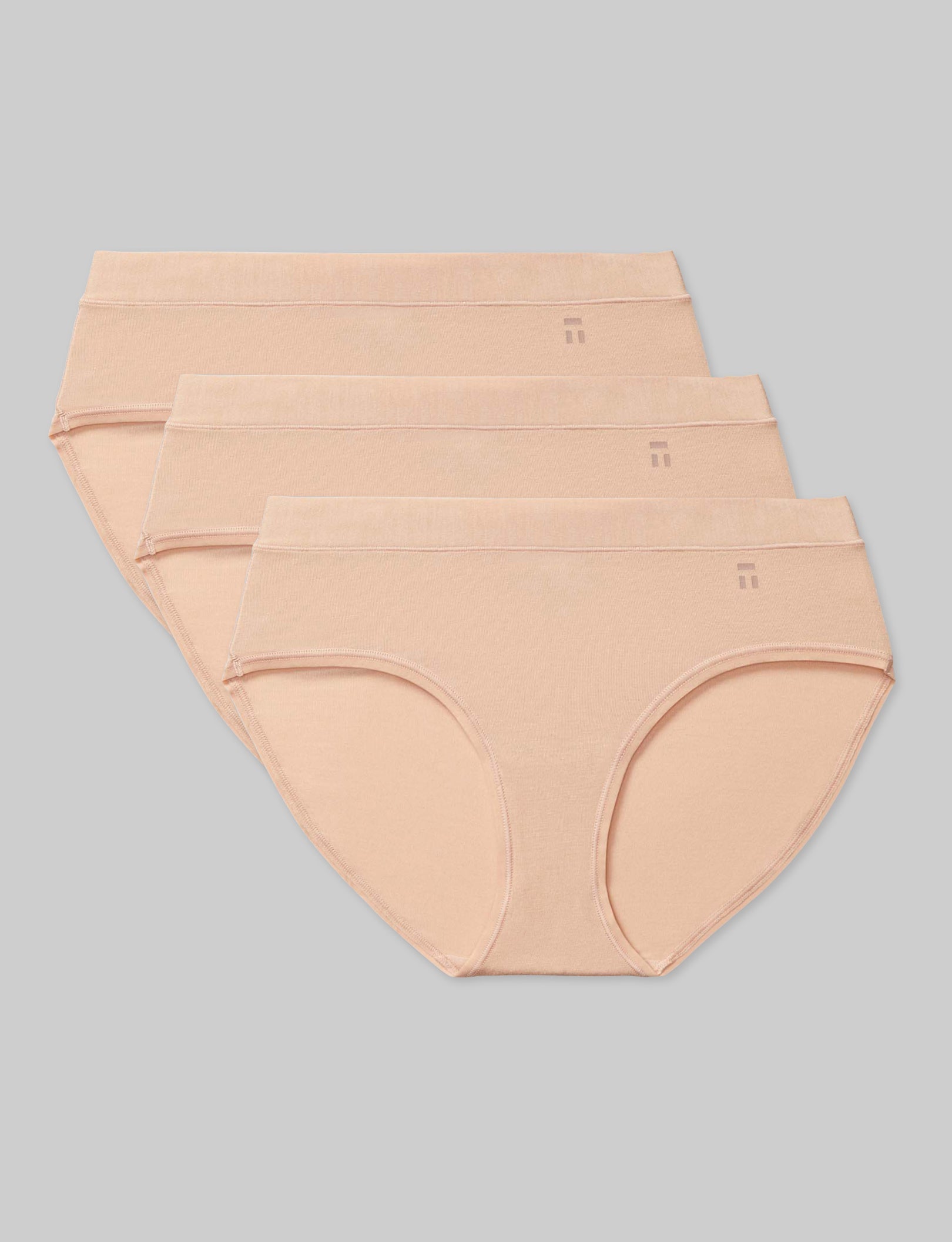 Women's Second Skin Brief Underwear (3 Pack) - Ultra Soft Seamless Panties for Everyday Comfort & Lounge Wear