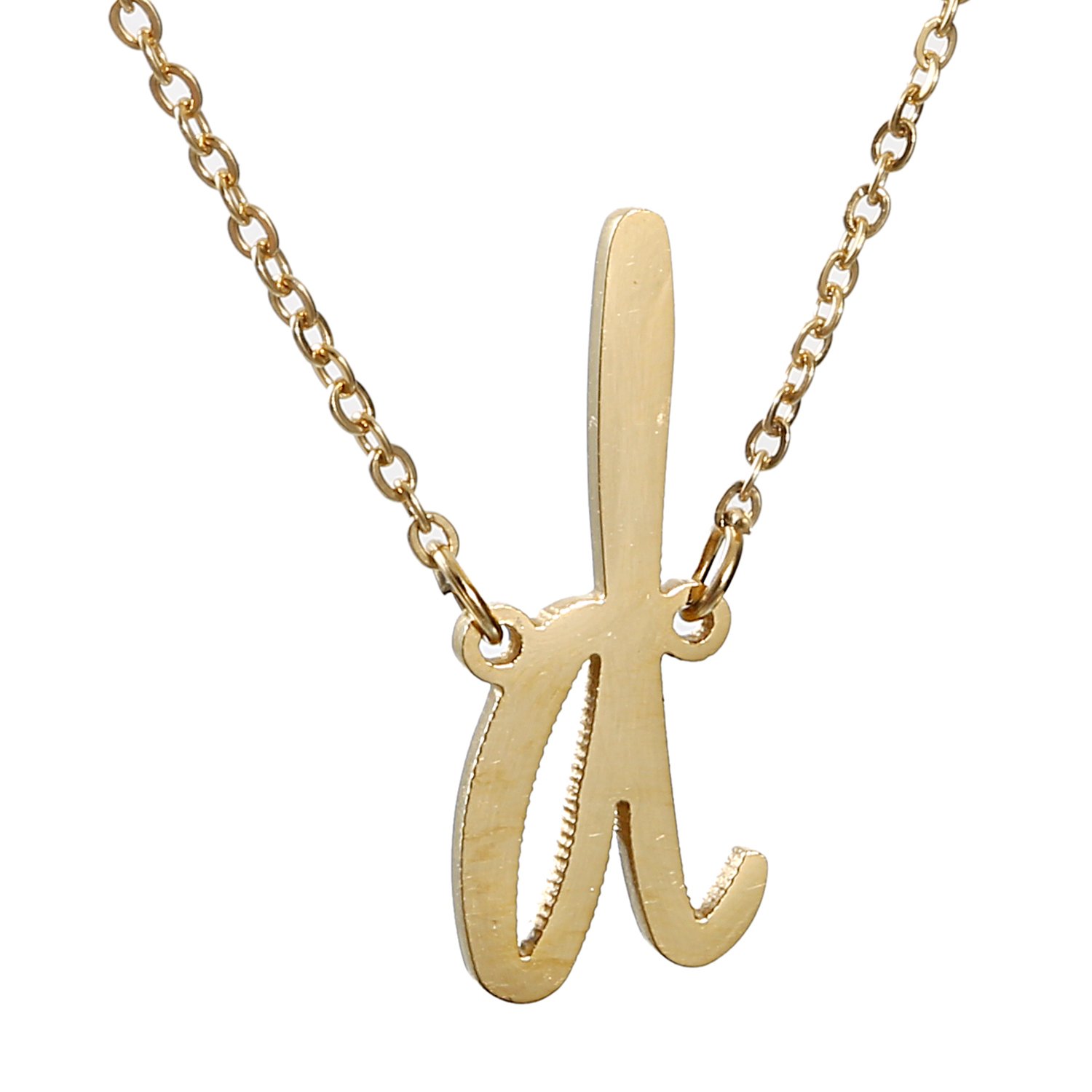 AOLO Personalized Initial Monogram D Letter Necklace - Elegant Charm Jewelry Gift for Women, Perfect for Birthdays, Anniversaries & Special Occasions