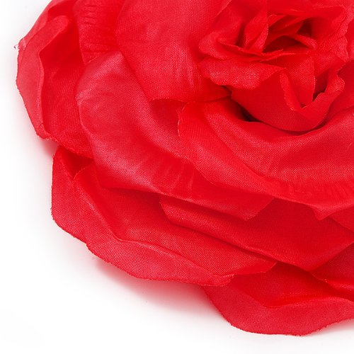 Avalaya Large Pink Fabric Rose Brooch Pin for Women - Elegant Floral Corsage for Dresses, Coats, Hats & Wedding Accessories
