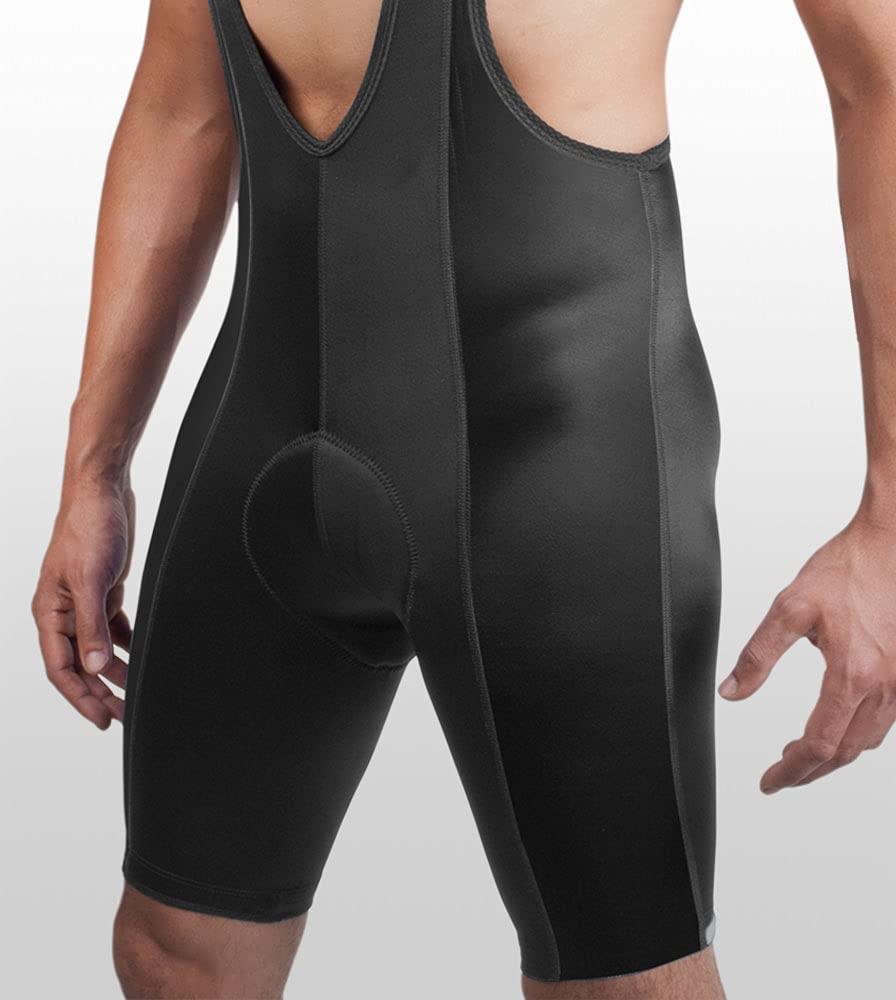 Premium Men's Cycling Bib Shorts - Mid Distance Bike Riding with 3 Inseam Options - USA Made - Ideal for Road Cycling, Training & Triathlons
