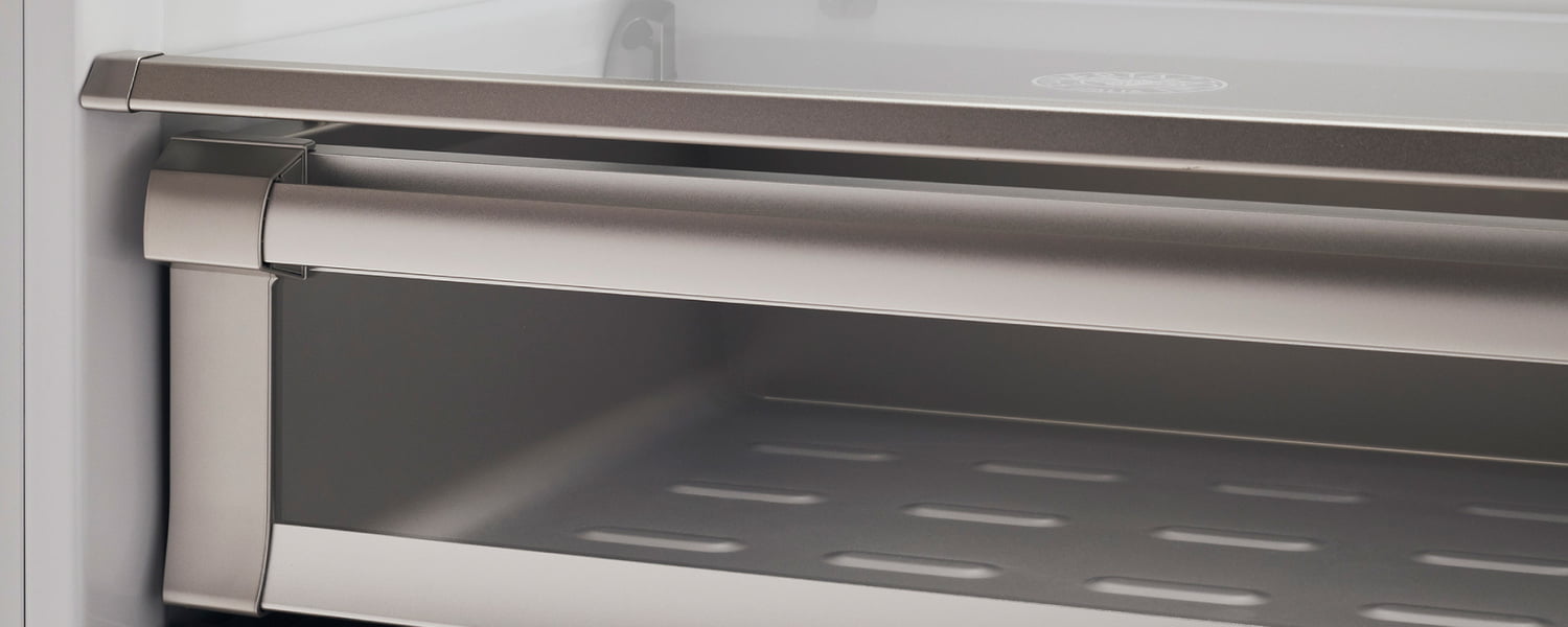Bertazzoni REF36PIXR 36 Inch Built-In Bottom Mount Refrigerator - Stainless Steel French Door Fridge for Modern Kitchen & Open Concept Living Spaces