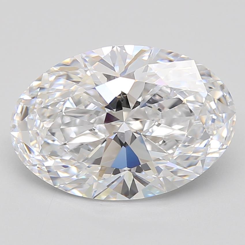 3.06 Carat Oval Lab Grown Diamond - VVS1 Clarity, D Color, GIA Certified | Perfect for Engagement Rings & Anniversary Gifts