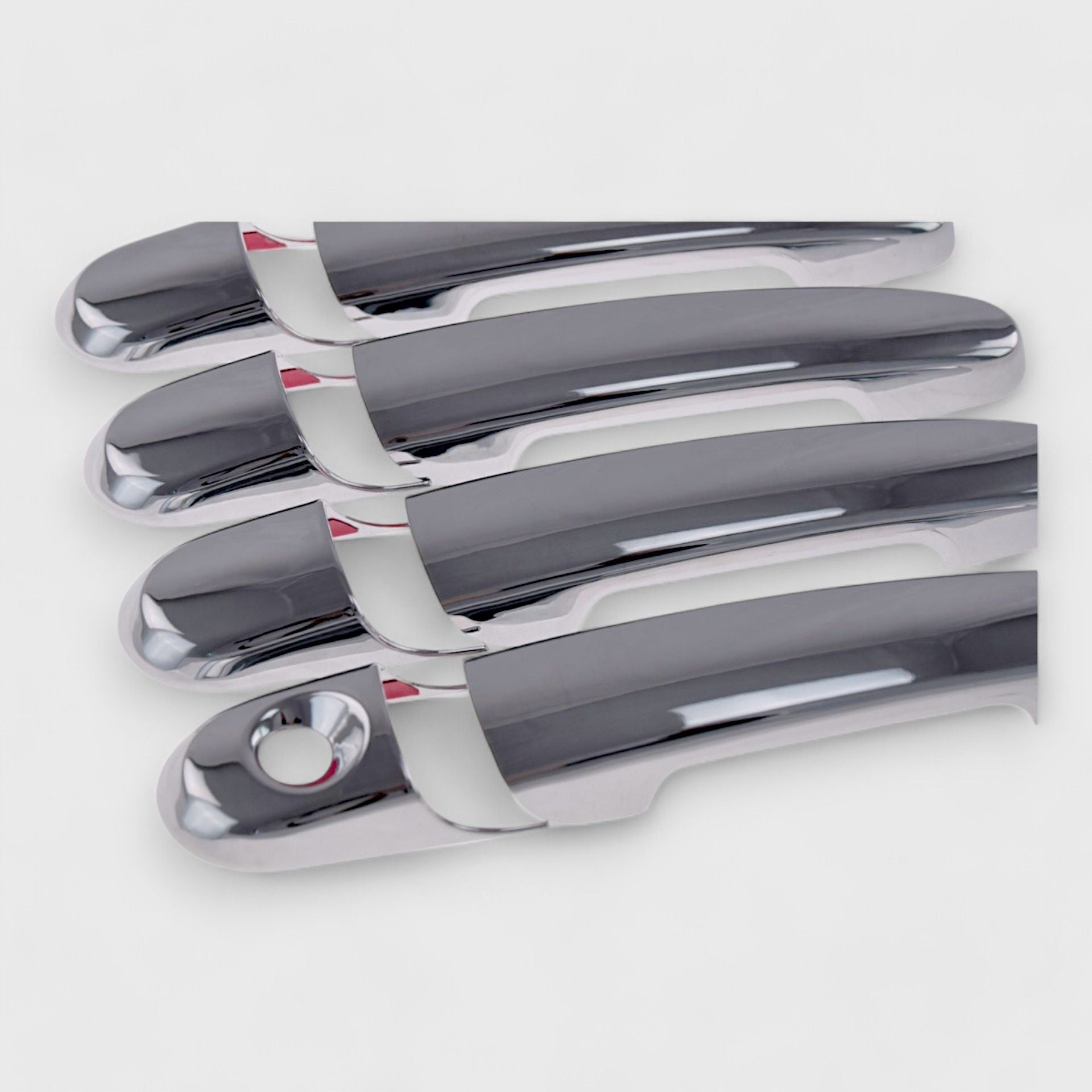 Chrome Door Handle Cover DH267 - Premium Metal Handle Protector for Cars & Trucks - Anti-Scratch & Rust Proof - Perfect for Home, Office & Auto Detailing