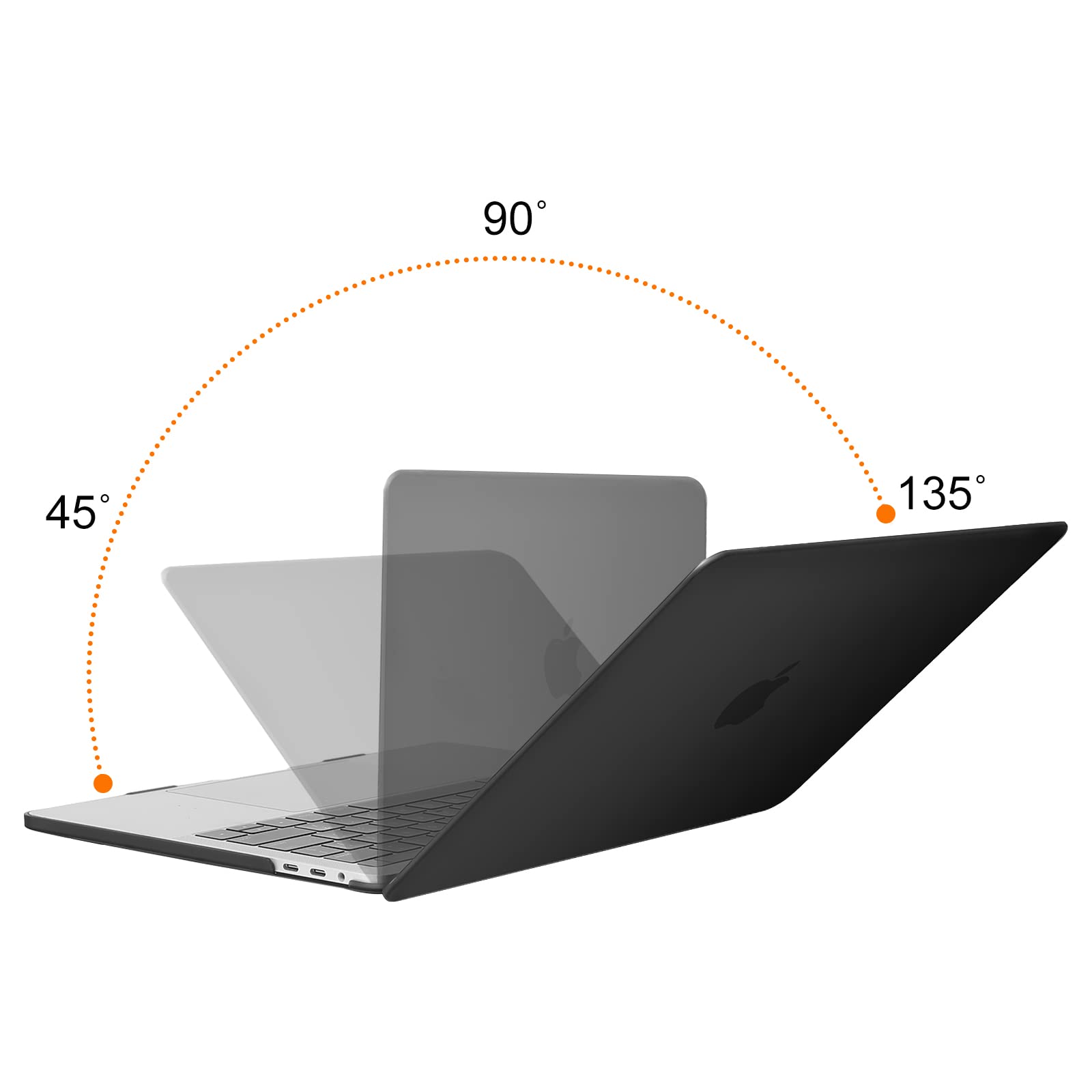 MOSISO Hard Plastic Case & Keyboard Skin & Webcam Cover for MacBook Pro 13 inch (M2 2025, 2024, 2023-2016 Models A2338 M1 A2251 A2289 A2159 A1989 A1708 A1706) - Protective Shell for 13.3