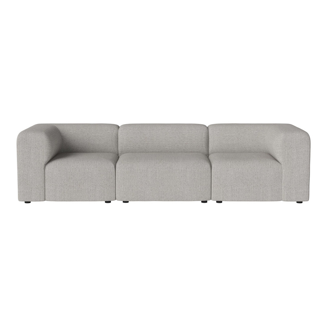 Modern Angle 3-Seater Sofa - Comfortable L-Shaped Sectional Couch for Living Room, Lounge & Small Spaces - Perfect for Apartments, Dorms and Cozy Home Decor