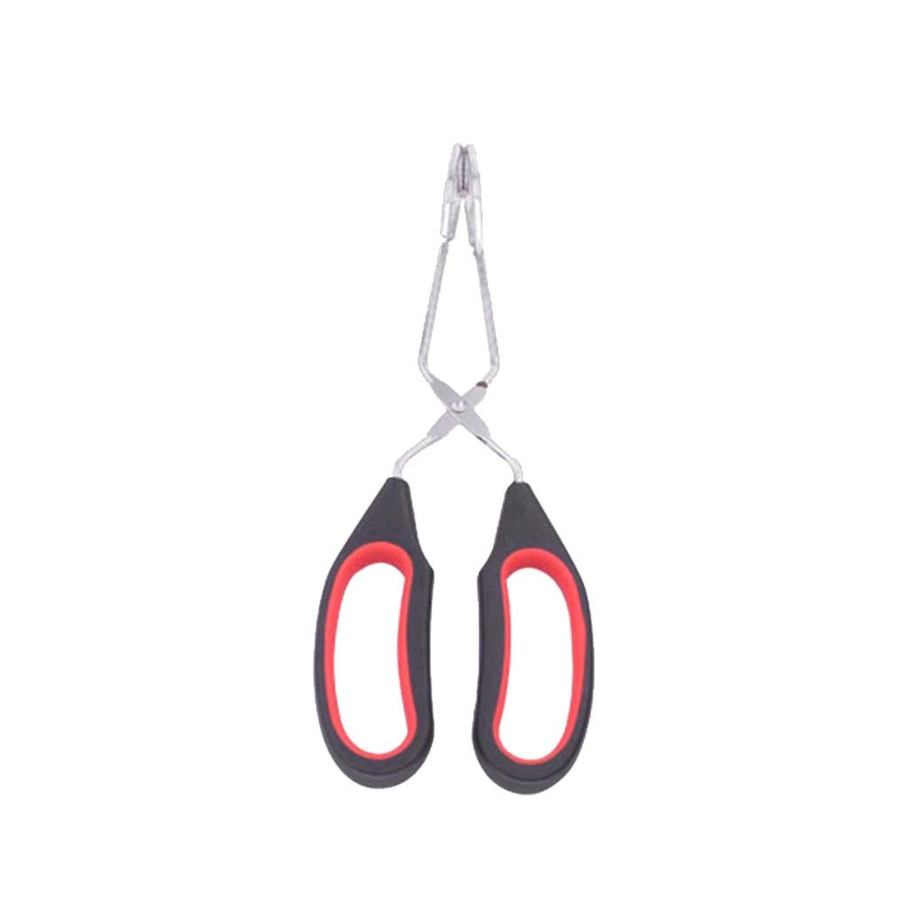 Silicone Food Tongs - Heat Resistant BBQ Grill Tongs for Cooking, Baking, and Serving with Plastic Handle - Perfect for Grilling, Camping, and Kitchen Use