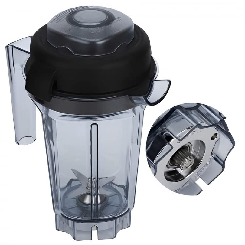 Vitamix 5200 5000 Blender Replacement Parts - 64oz High Profile Container with 2-Part Lid and Plug | Durable Blender Accessories for Smoothies, Soups & Nut Butters | Compatible with Vitamix Blenders