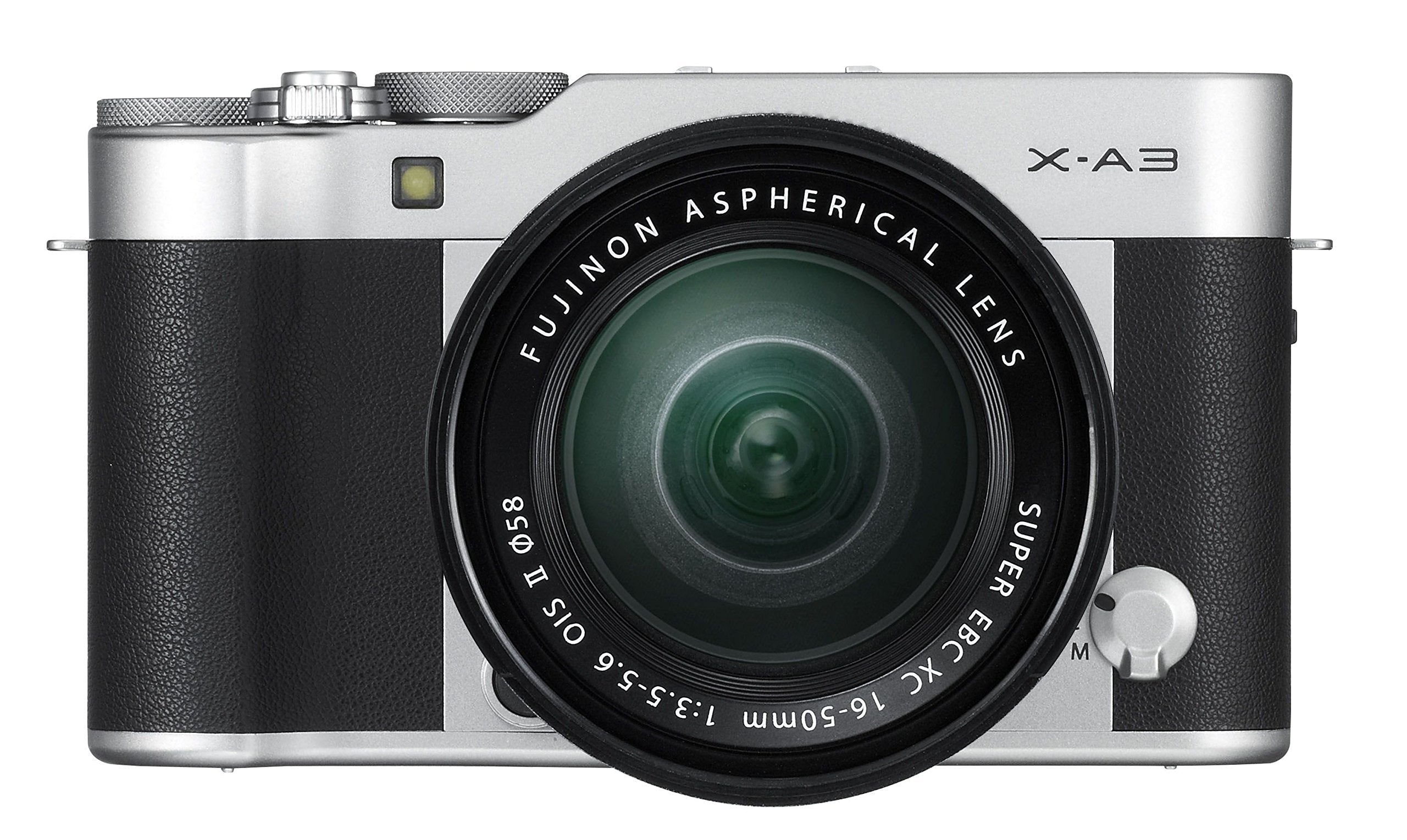 Fujifilm X-A3 Mirrorless Digital Camera with XC16-50mm F3.5-5.6 II Lens Kit (Silver) - Perfect for Travel Photography, Vlogging & Everyday Shooting