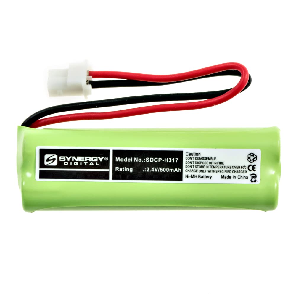 Synergy Digital Cordless Phone Battery Replacement - 2 Pack SDCP-H317 Compatible with V-tech BT283482 | Long-Lasting Power for Home & Office Cordless Phones | Perfect for Conference Calls & Daily Communication