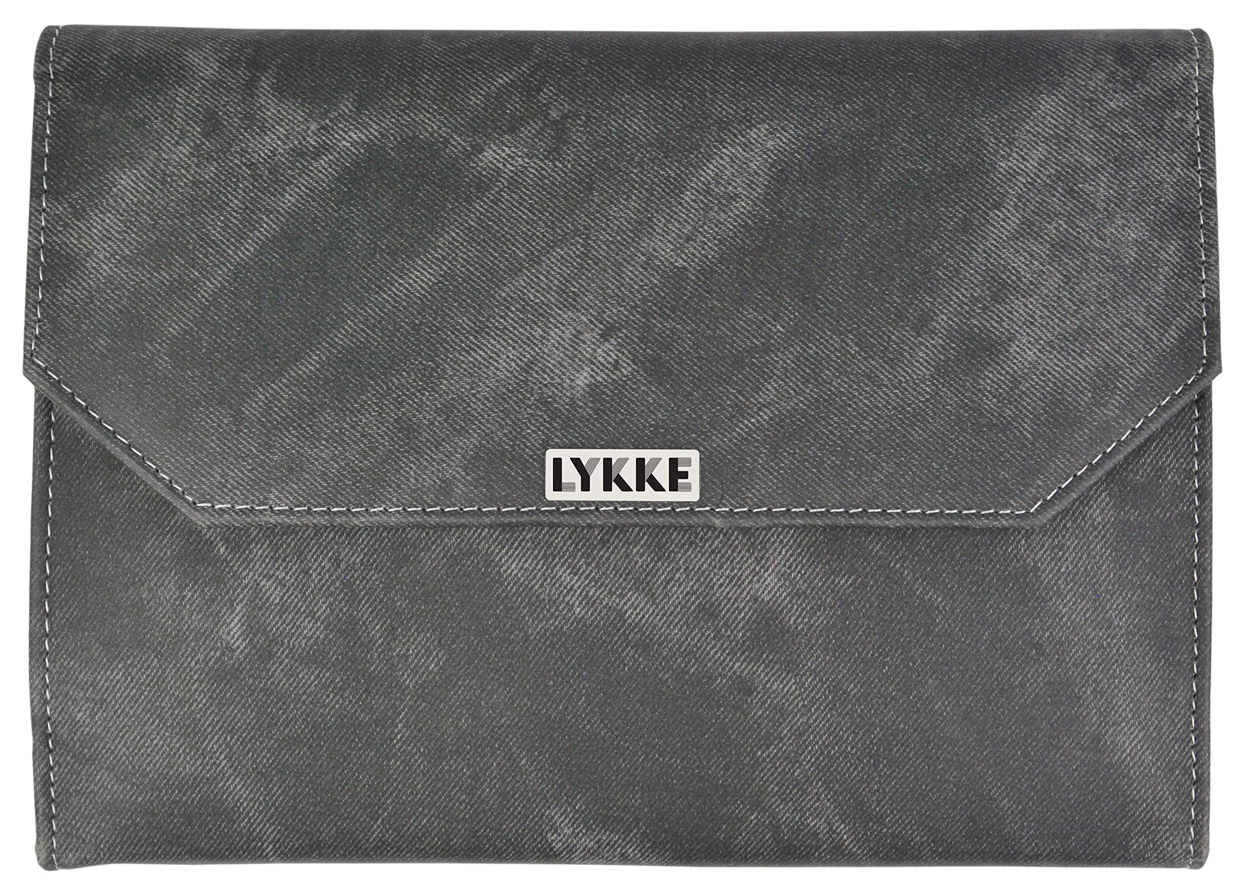 Lykke Driftwood Interchangeable Knitting Needle Set - 5 Sizes in Grey Denim Pouch | Perfect for Knitting Enthusiasts & DIY Craft Projects | Great Gift for Knitters