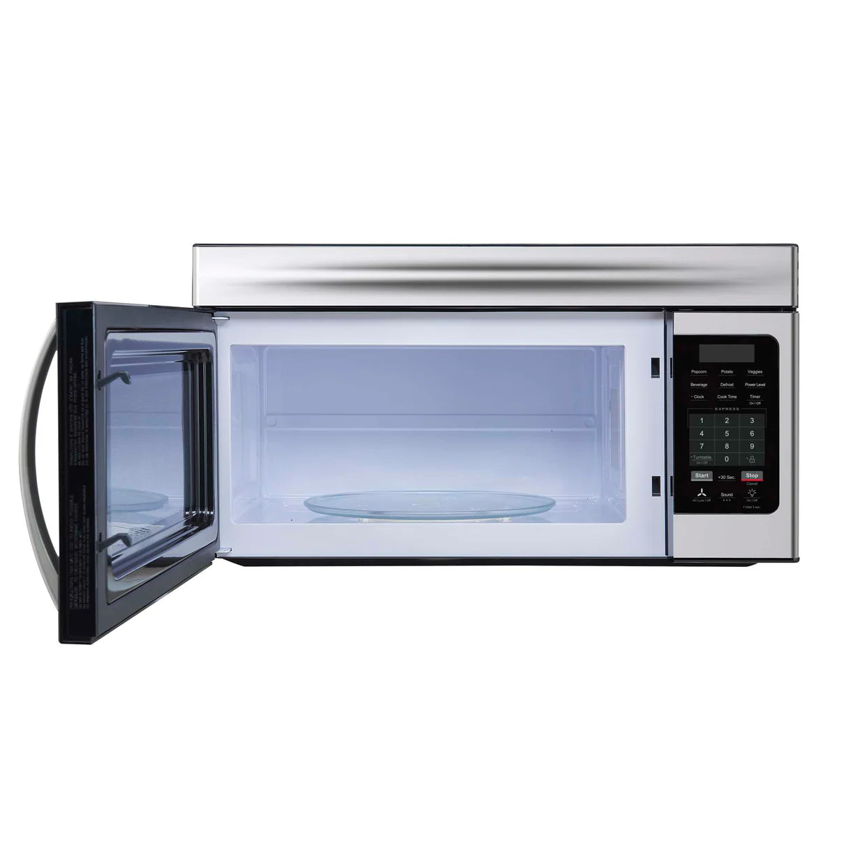 Forno Scalo 30 Inch Over the Range Microwave Oven - Stainless Steel (Model FOTR3007) - Perfect for Modern Kitchens & Space-Saving Installation