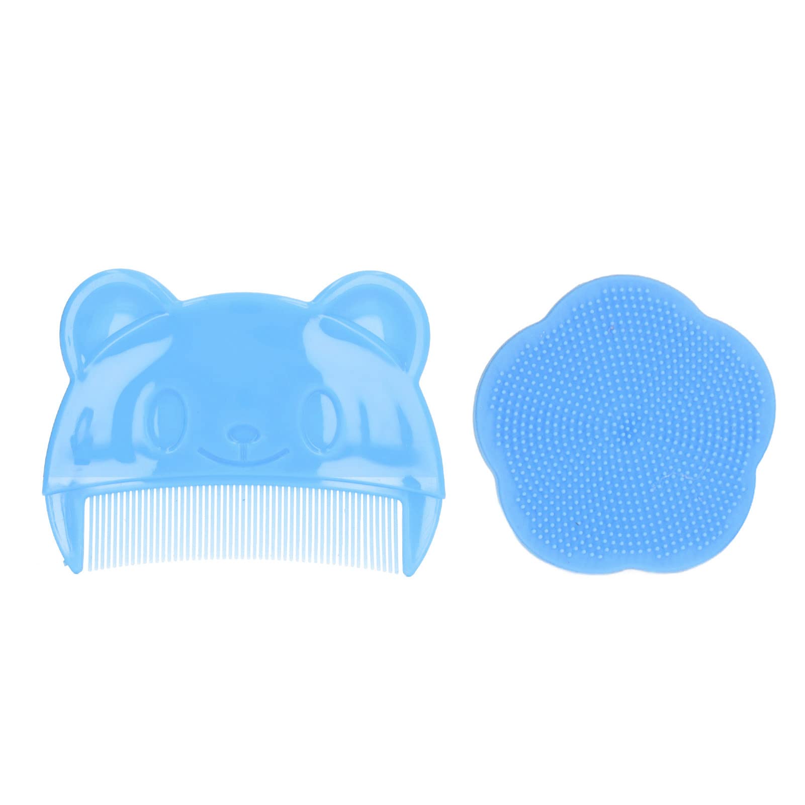 **Soft Silicone Baby Bath Brush & Comb Set with Bristle Brush & Storage Box – Gentle Newborn & Toddler Hair Care – Perfect for Baby Showers & Registry Gifts**    *(Ideal for Sensitive Scalp, Bath Time Bonding & Daily Grooming Routine)*
