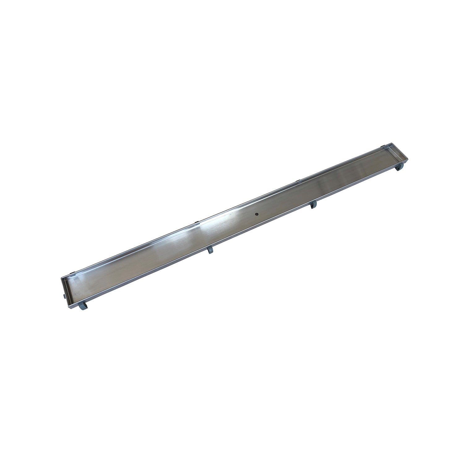 Stainless Steel Rectangle Shower Floor Drain - 36 x 3 3/8 Inches Brushed Finish (RT0136) | Durable Bathroom Drain for Modern Showers & Wet Rooms