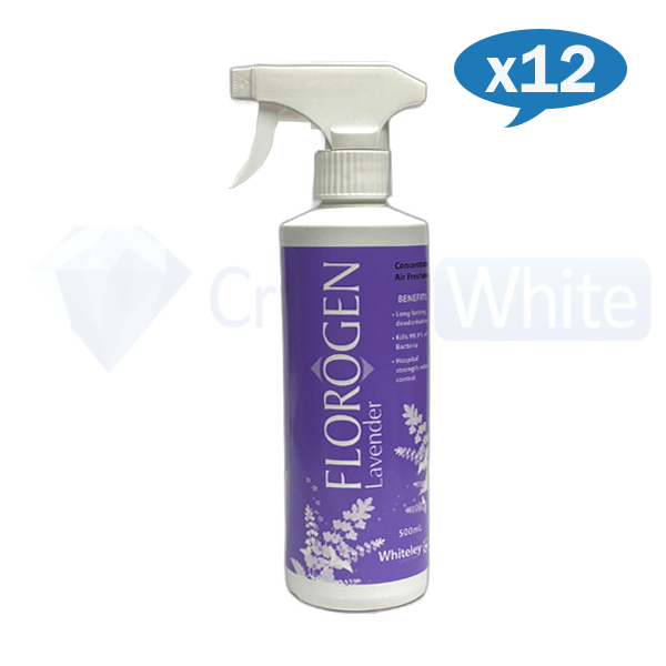 Whiteley Florogen Lavender Concentrated Air Freshener - Long-Lasting Home & Car Fragrance for Relaxation & Stress Relief