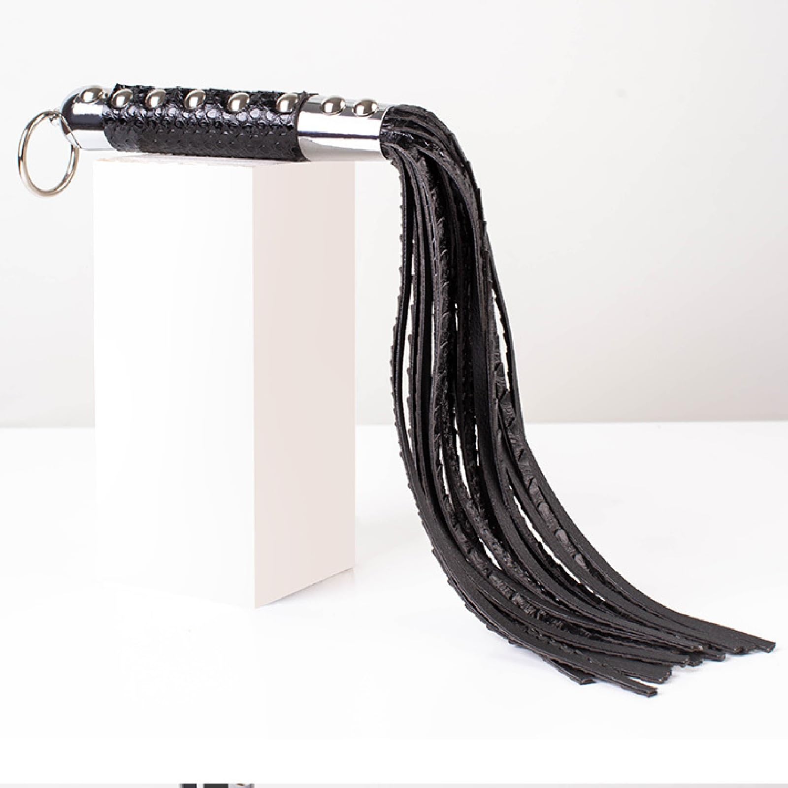 Leather BDSM Whip for Bondage, Spanking & Sensual Play - Premium Adult Toy for Couples & Roleplay - Perfect for Erotic Teasing & BDSM Scenes