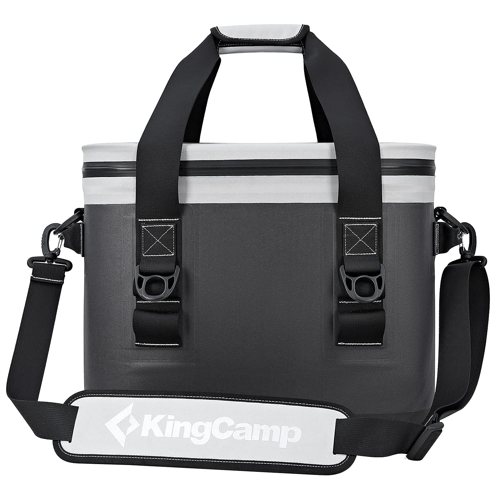 KingCamp 30 Can Insulated Soft Cooler Bag - Leakproof & Ice Retention Up to 48 Hours, Large Portable Cooler with Shoulder Strap for Beach, Camping, Picnic, Travel, and Outdoor Adventures