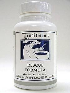Kan Herbs Rescue Formula - 120 Tablets for Stress Relief & Emotional Support | Natural Herbal Supplement for Anxiety & Calmness