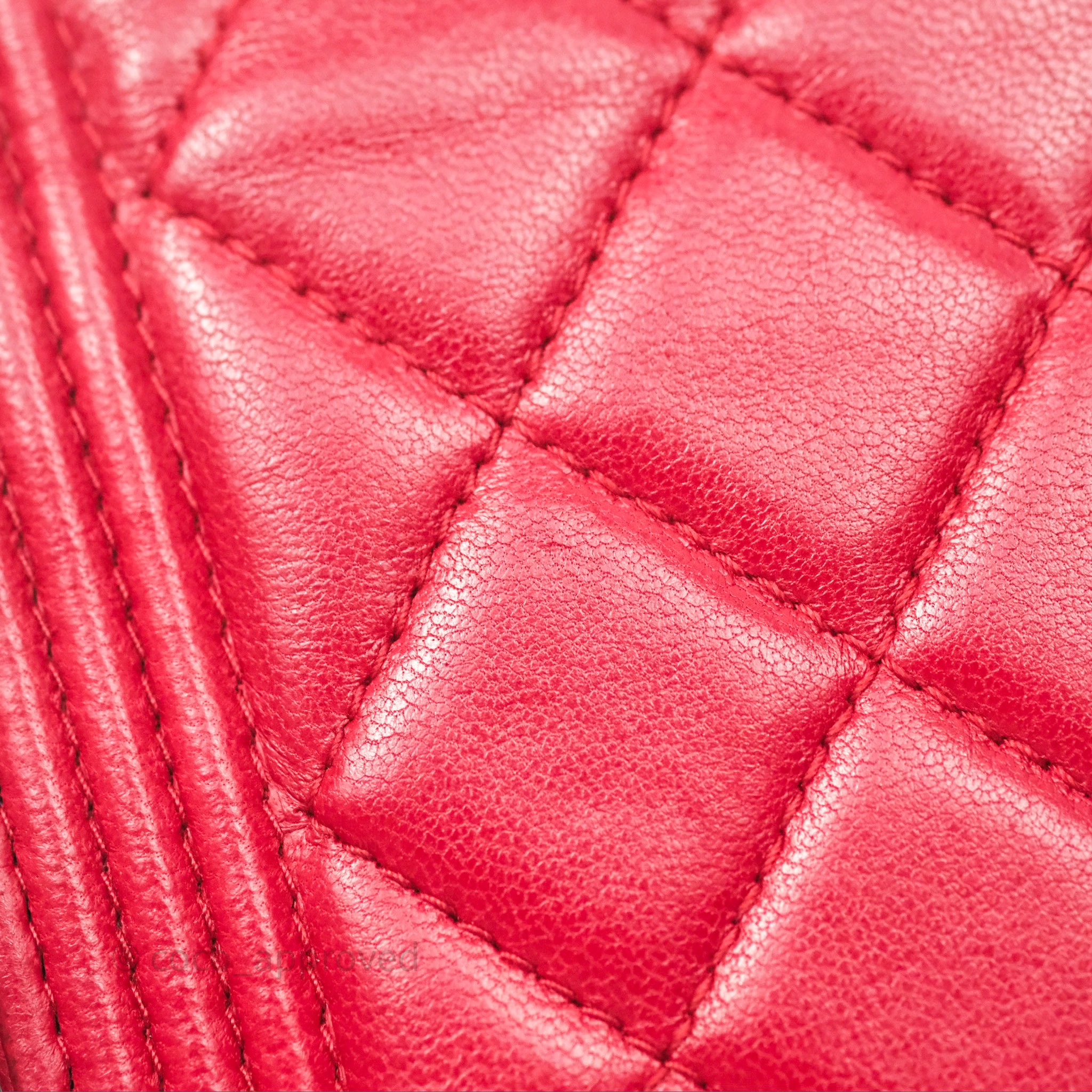 Chanel Boy Wallet on Chain WOC Red Lambskin Ruthenium Hardware - Luxury Crossbody Bag for Women, Perfect for Parties, Date Nights & Evening Events