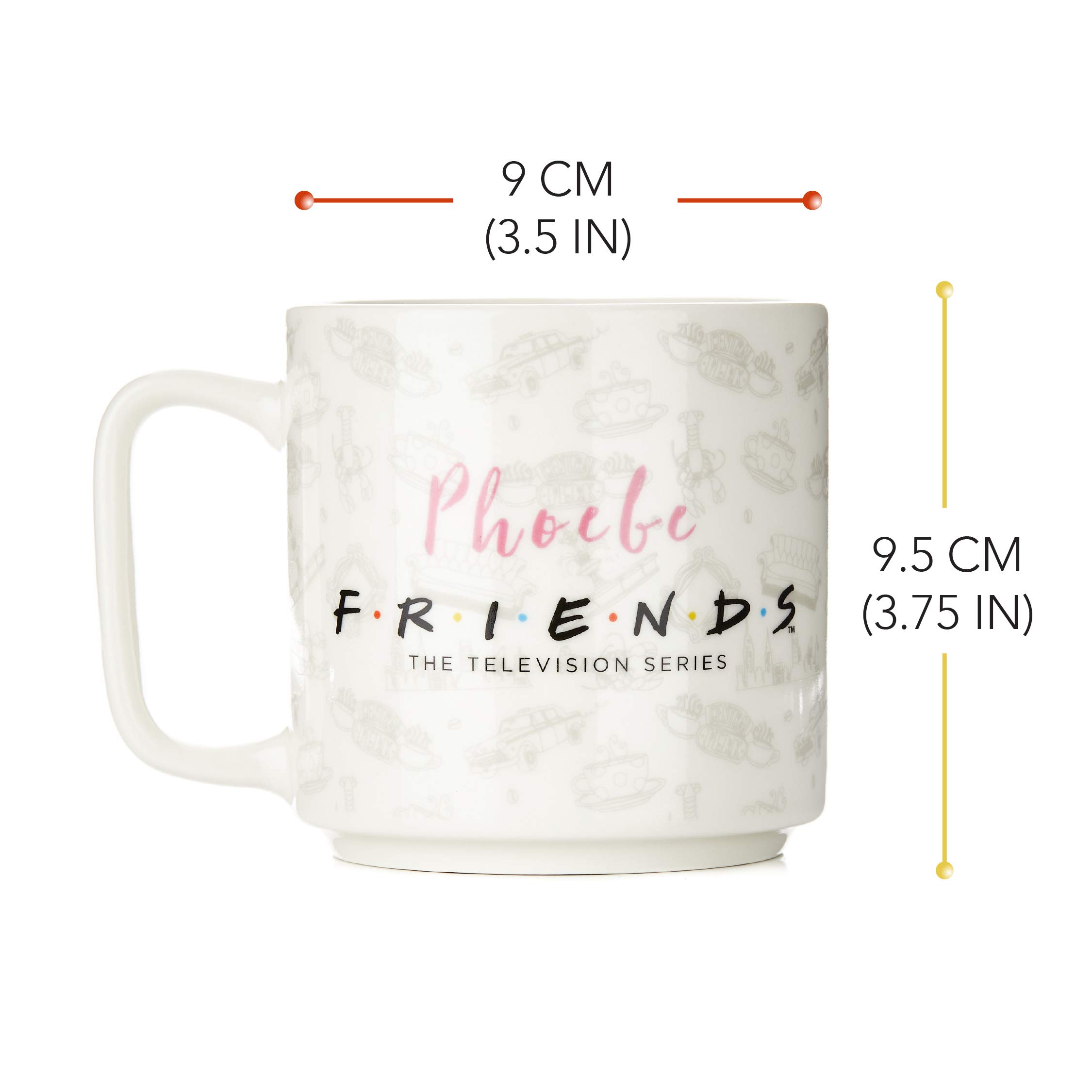 Friends TV Show Phoebe Buffay 'They Don't Know' Quote Coffee Mug 300ml - Perfect Gift for Friends Fans, Office Use & Coffee Lovers