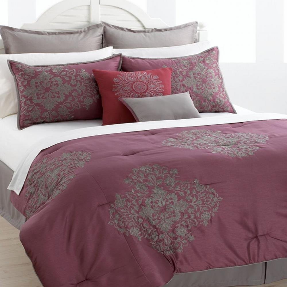 Eastwick 8-Piece Queen Comforter Set - Soft Bedding Ensemble with Comforter, Sheets & Pillowcases for Cozy Bedroom Decor & Luxury Sleep