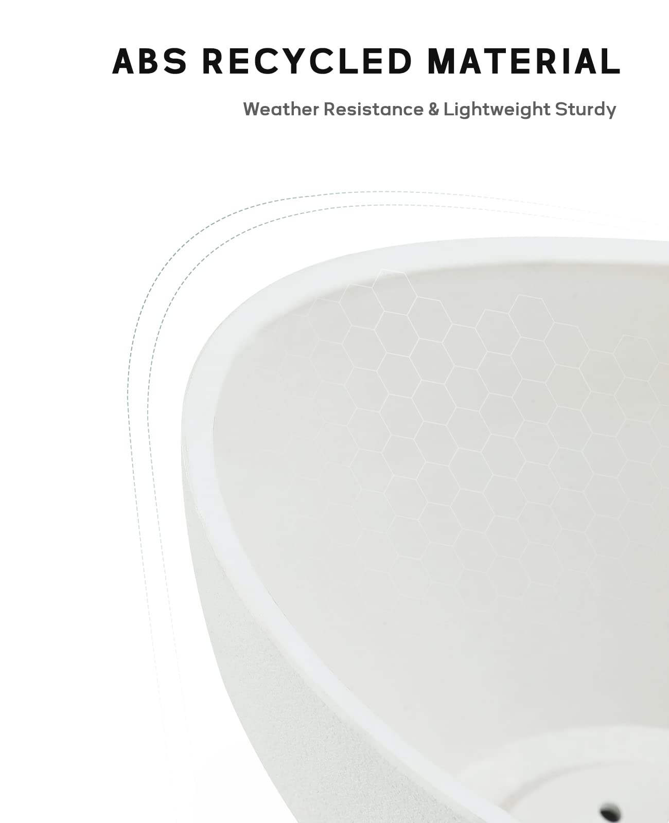 LaDoVita 12 Inch Large Plant Pots with Drainage Holes - 2 Pack White Plastic Flower Planters for Indoor & Outdoor Plants - Perfect for Home Decor, Garden, Patio, and Office Spaces