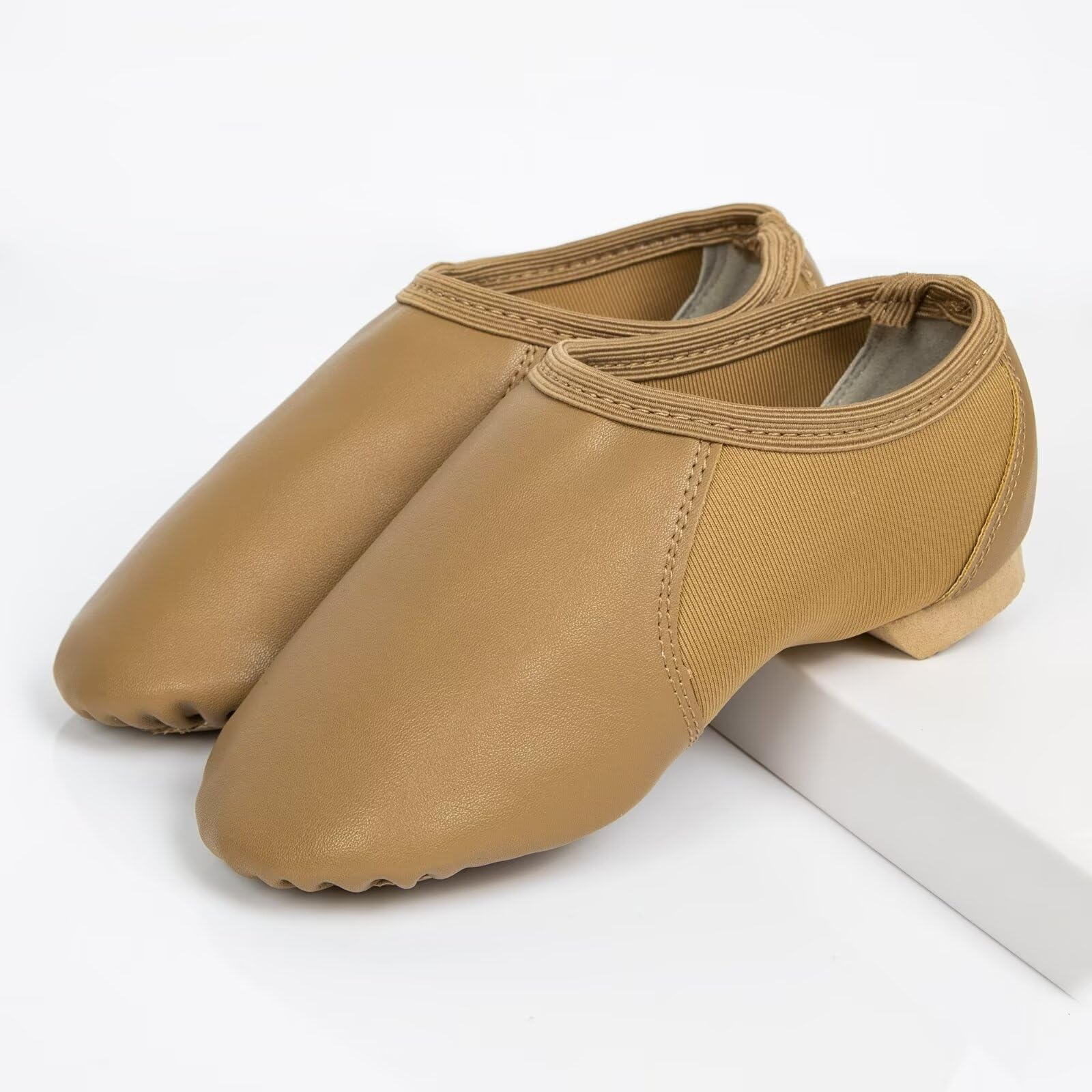 **Asyusyu Jazz Shoes for Girls & Boys - Split Sole Dance Shoes for Kids - Perfect for Jazz, Ballet, and Modern Dance Classes**