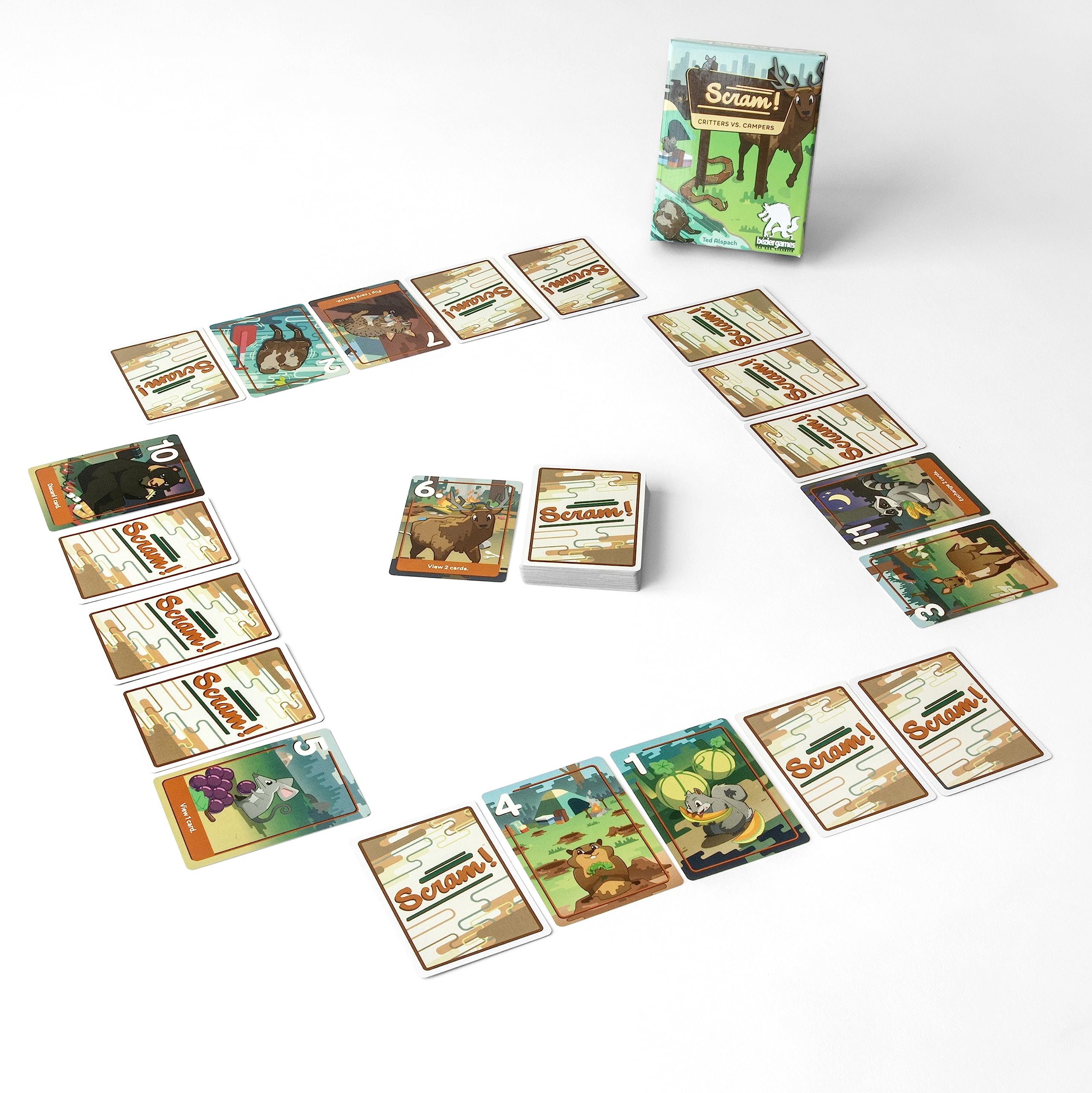 Scram! - Fast-Paced Family Card Game for Kids & Adults | Exciting Party & Travel Entertainment | Perfect for Game Nights, Camping & Road Trips