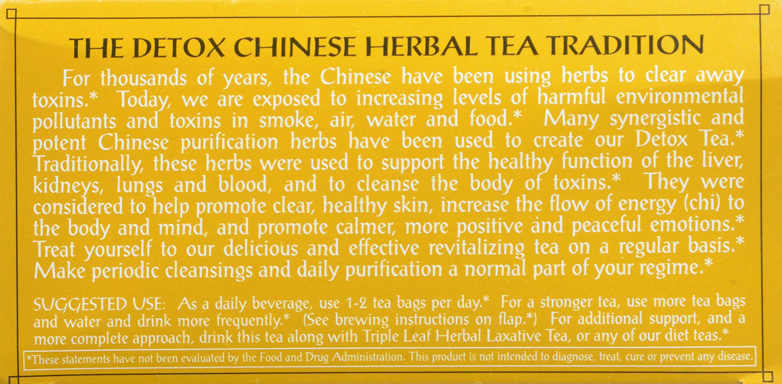 Triple Leaf Detox Tea - Herbal Cleanse & Liver Support - 20 Tea Bags - Natural Detoxification for Weight Loss & Digestive Health - Perfect for Morning Routine & Post-Meal Wellness