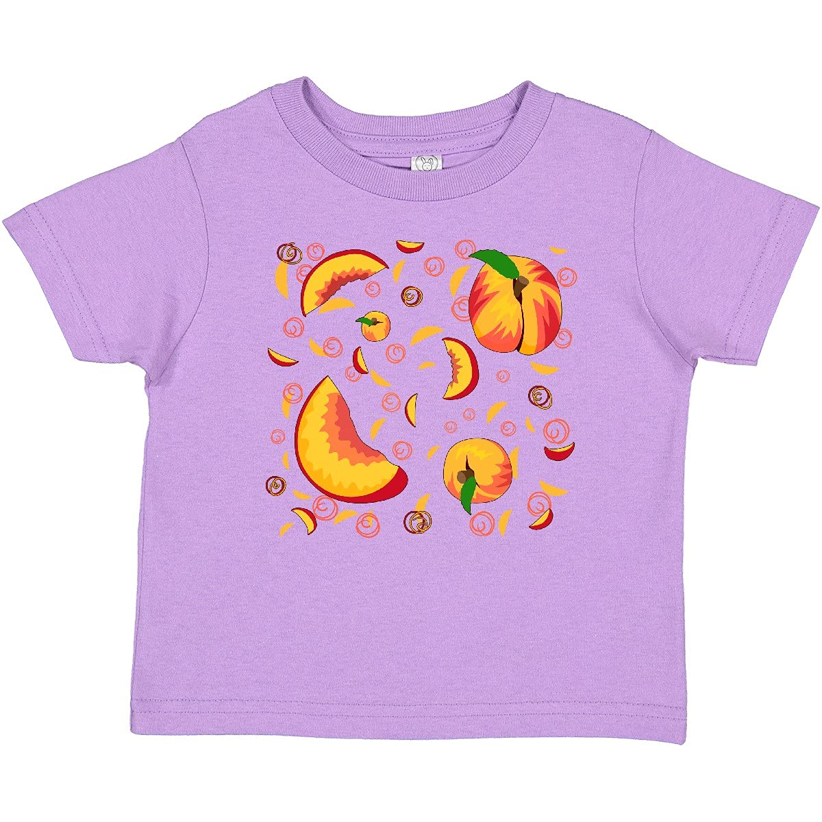 Inktastic Peach Fruit Party Baby T-Shirt - Cute & Soft Cotton Tee for Infants & Toddlers - Perfect for Birthday Parties, Family Photos & Everyday Wear