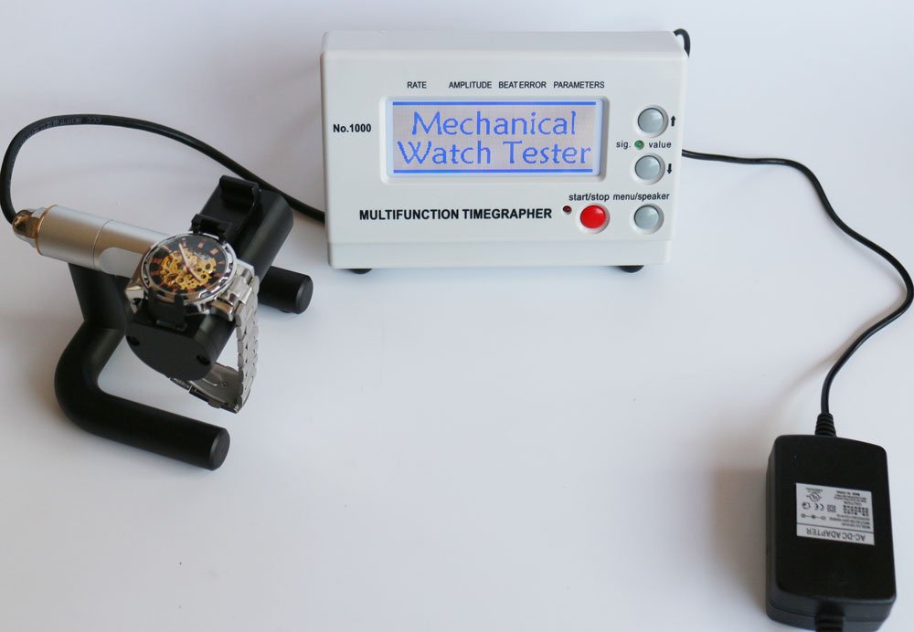 NO.1000 Professional Watch Timegrapher Tester - Multifunction Timing Tool for Watchmakers & Repair Shops | Perfect for Watch Accuracy Testing, Regulation & Maintenance