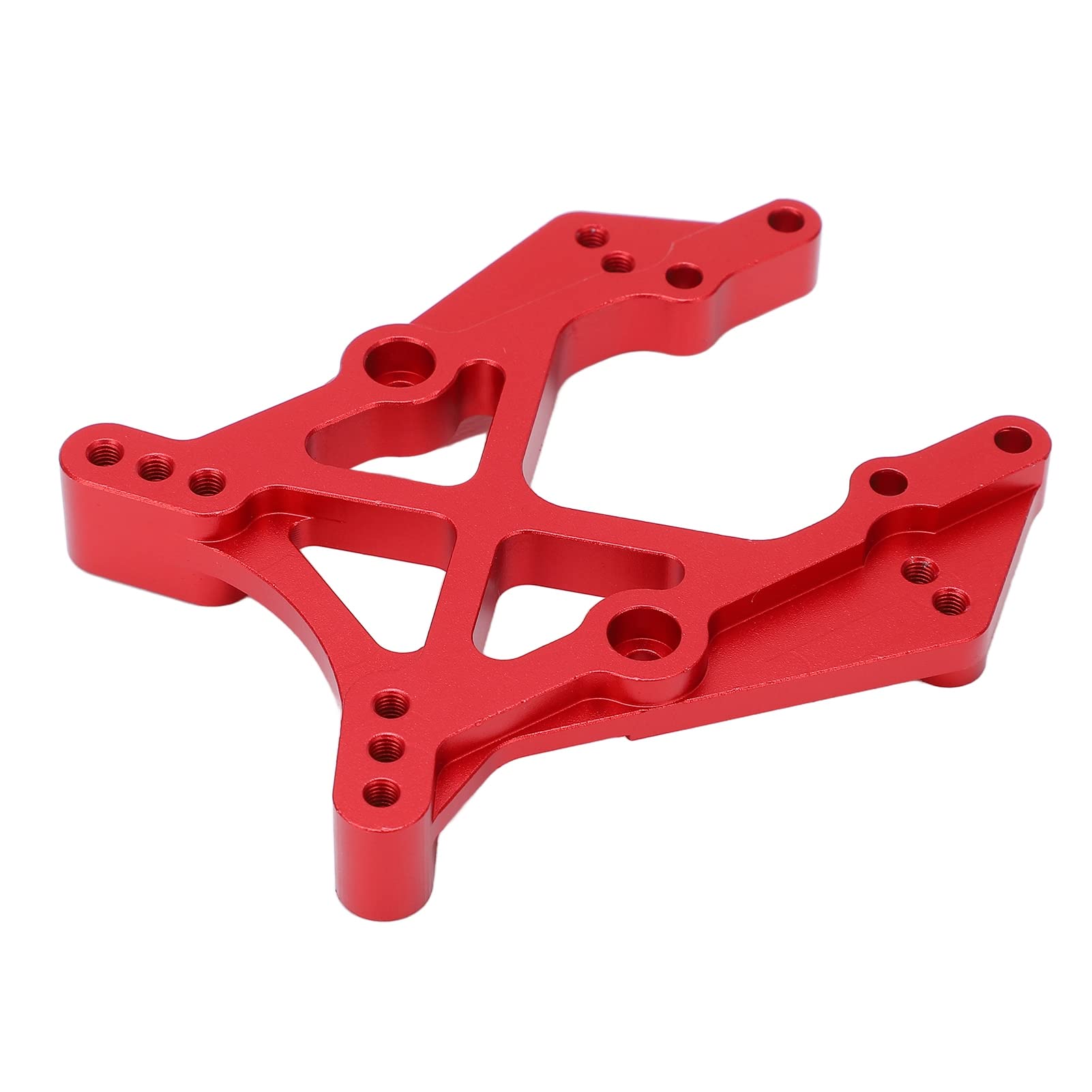 High Strength Aluminum Alloy RC Car Shock Tower & Suspension Control Arms - Durable Upgrade Parts for Off-Road RC Vehicles (Red) | Perfect for Crawlers, Buggies & RC Racing Accessories