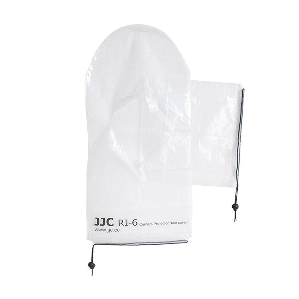 JJC Waterproof Rain Cover for DSLR Camera & Lens - Clear Protective Case (2-Pack) - Ideal for Outdoor Photography, Rainy Weather & Travel Protection