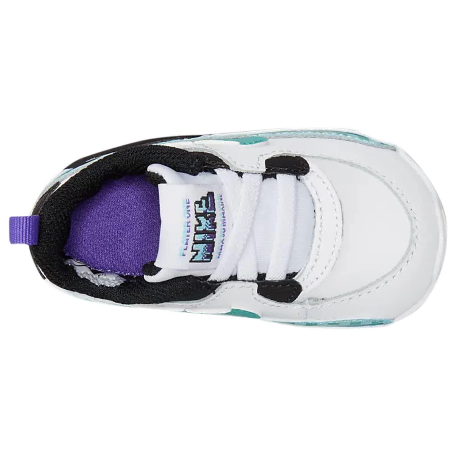 Nike Air Max 90 Crib Shoes for Babies - DJ8043-100 White | Comfortable Infant Sneakers for Walking & Playtime | Perfect for First Steps, Daycare & Outdoor Activities