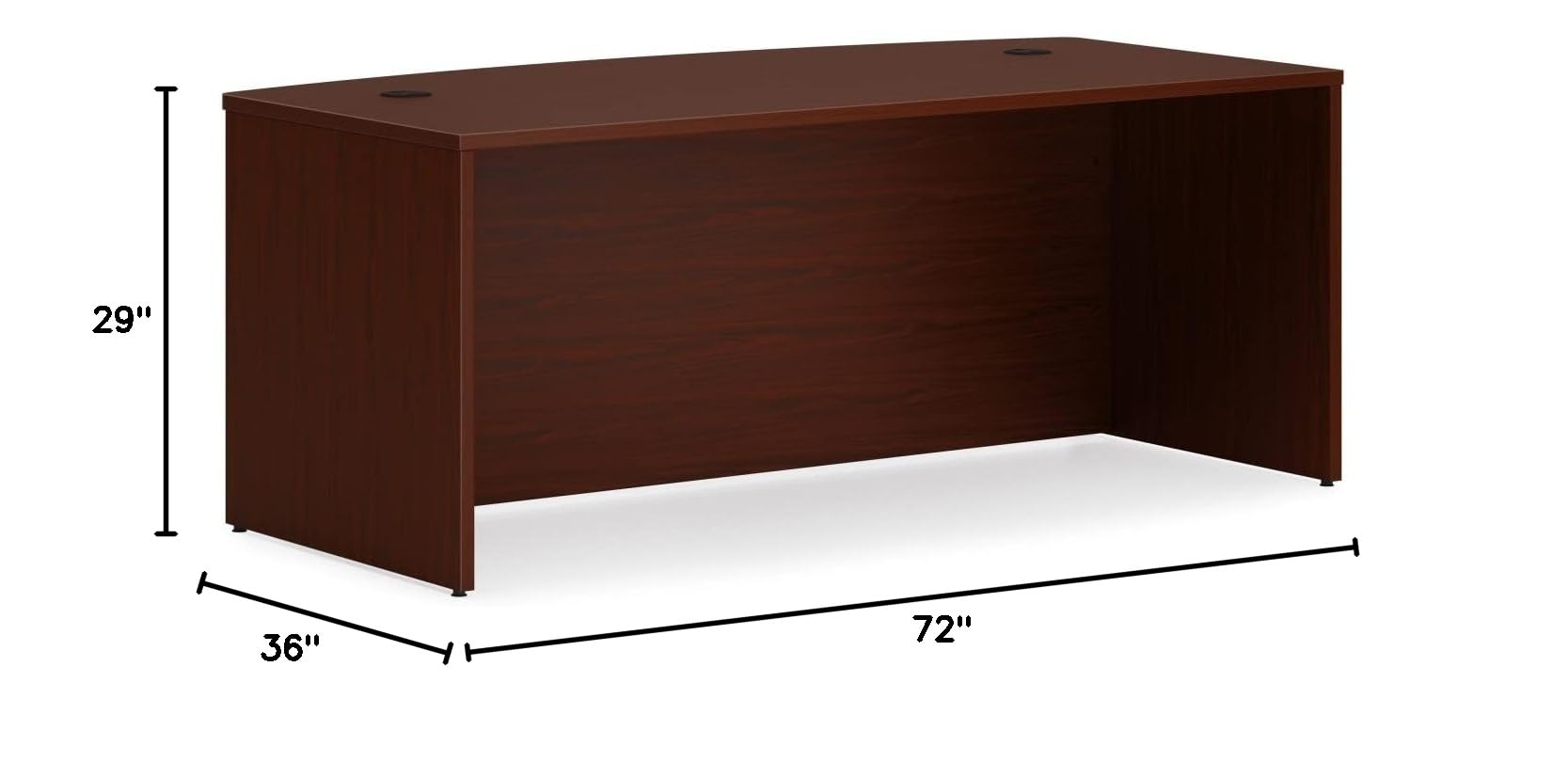 Modern Brown Computer Desk for Home Office & Study
