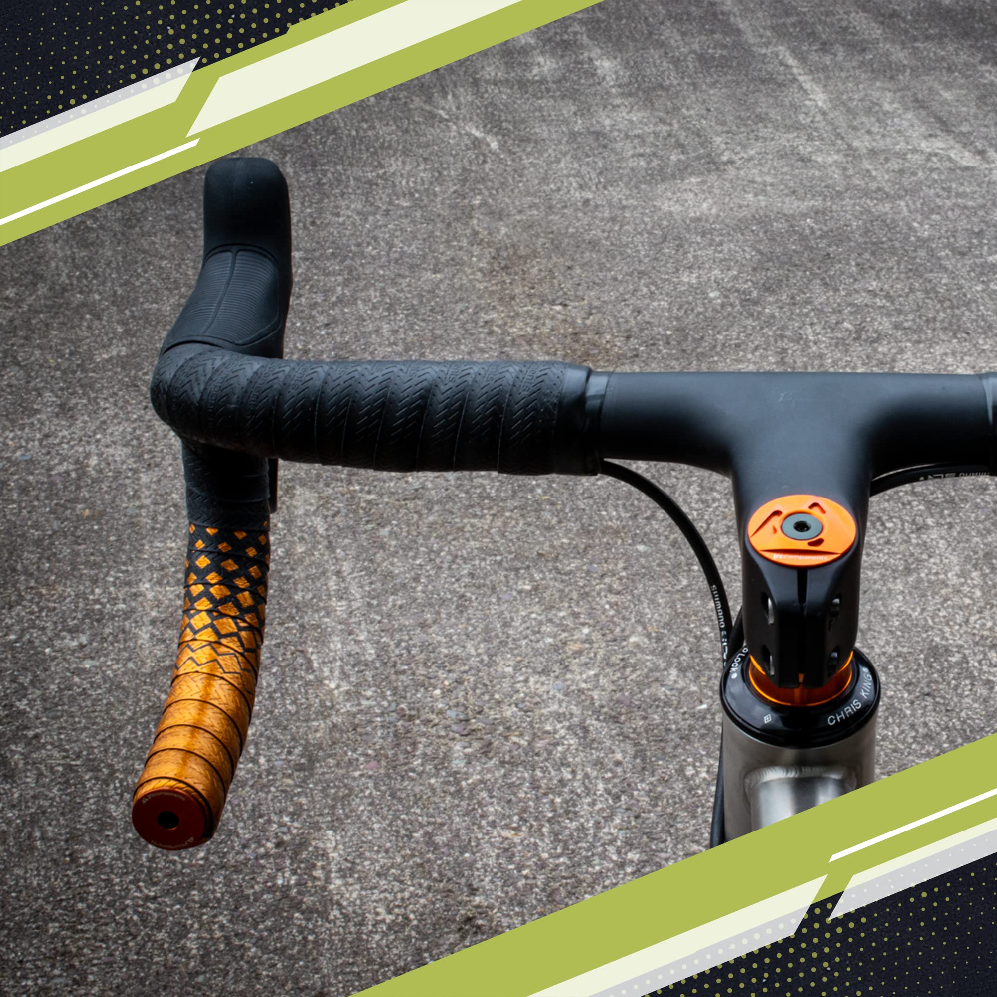 JRC Components Lightweight 6061-T6 Aluminum Headset Stem Top Cap & Bolt - Compatible with 1-1/8