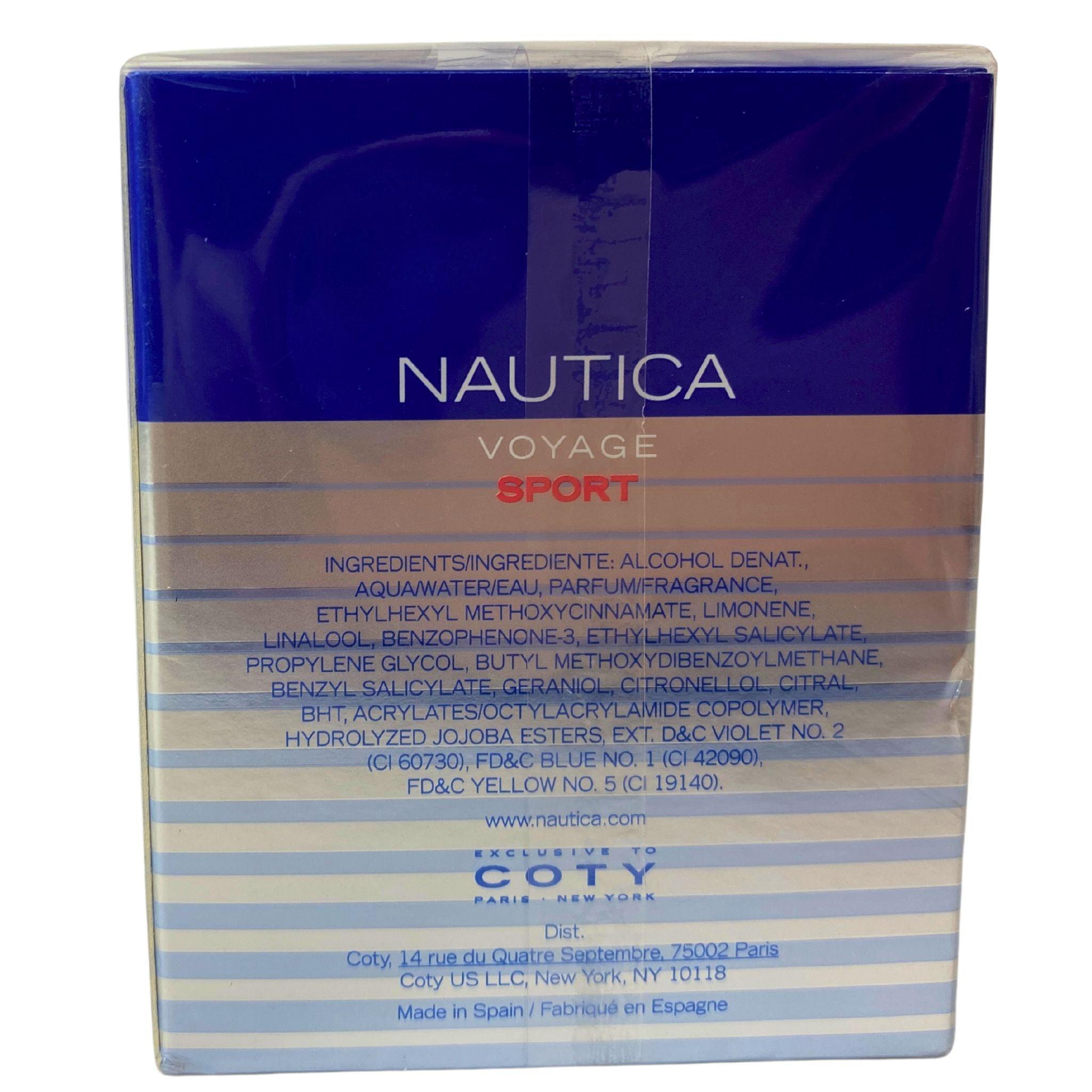Nautica Voyage Sport Eau De Toilette Spray for Men - Fresh Aquatic Fragrance - 1.0 oz (40 Pcs Bulk Pack) - Perfect for Daily Wear, Gym & Outdoor Activities