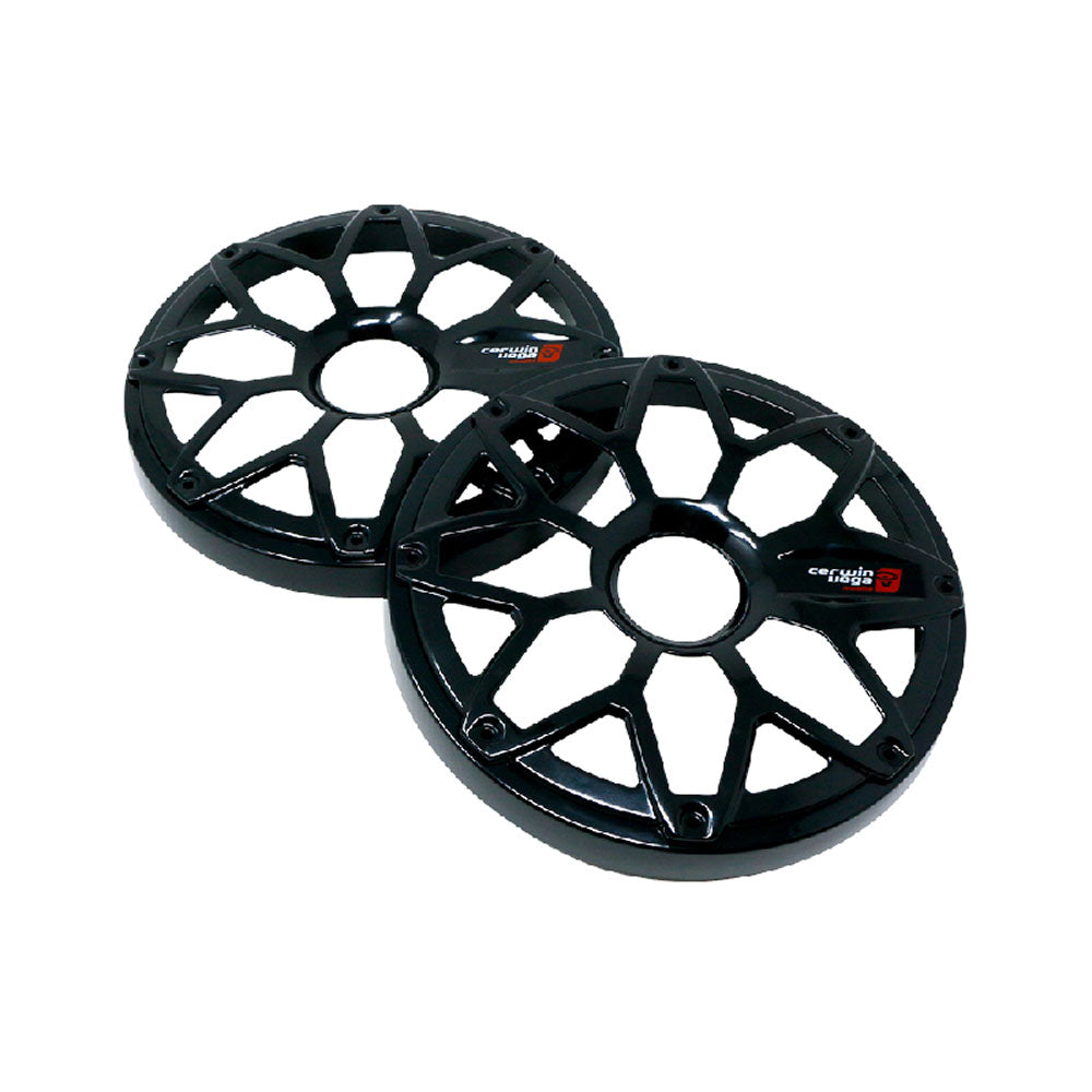 Cerwin Vega SM65FBB 6.5 Inch Flush Mount Speakers with Steel Grill & Powder Coating - High Performance Car Audio or Home Theater System (Pair, Black) - Perfect for Trucks, Boats, and Custom Sound Installations