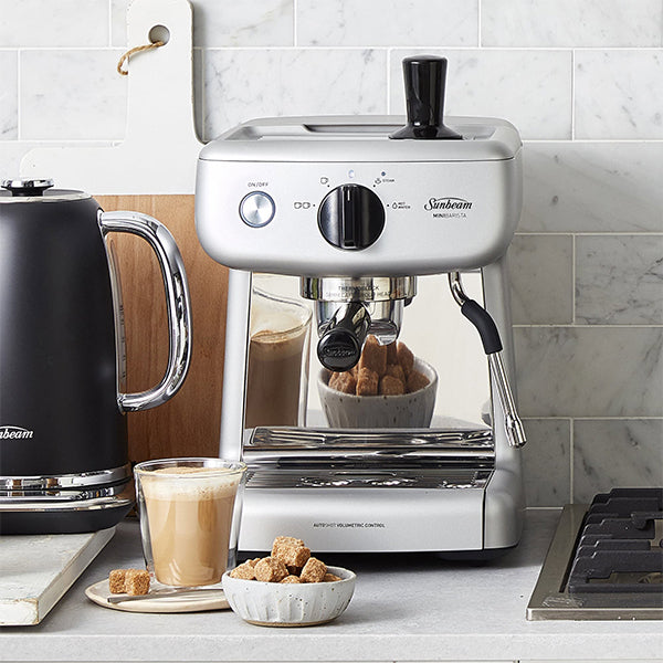 Sunbeam Mini Barista Coffee Machine - Compact Espresso Maker for Home & Office - Perfect for Small Spaces & Coffee Lovers