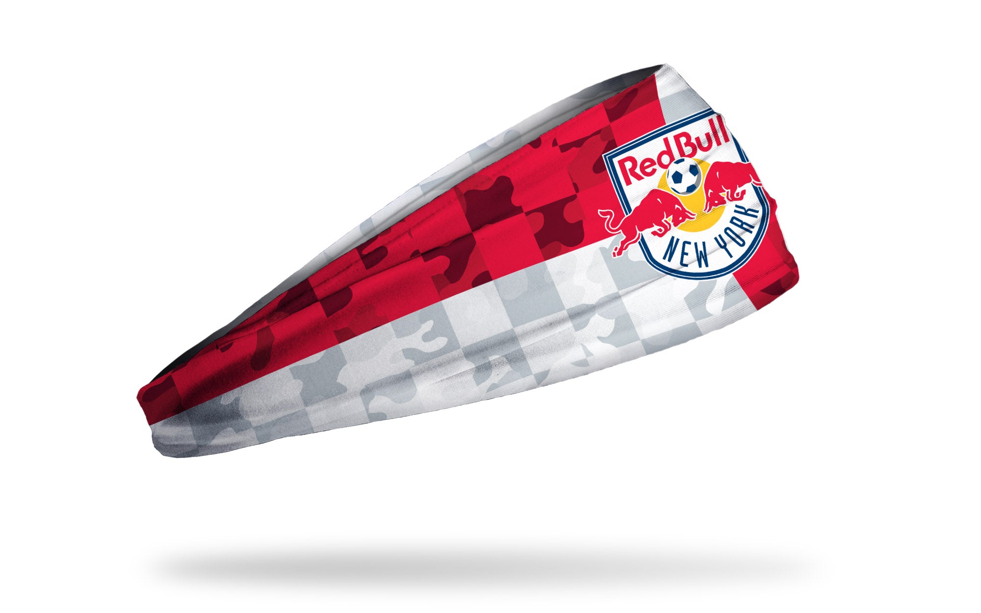 New York Red Bulls Official Jersey Big Bang Lite Headband - Moisture Wicking Sports Headband for Running, Soccer & Workouts - Unisex Adjustable Sweatband for Men & Women
