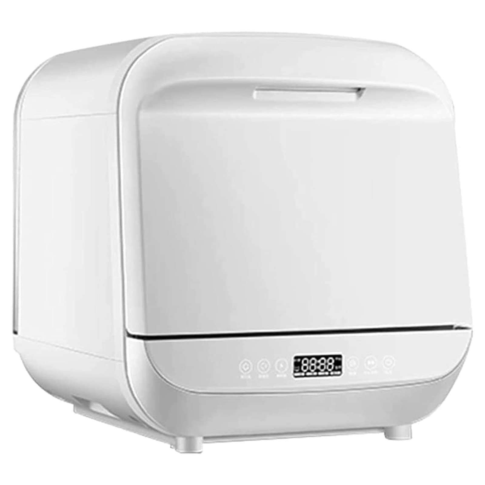 Portable Countertop Dishwasher for Small Spaces - Compact Dishwasher with Detachable Water Tank & Filter, Magnetic Door - Perfect for Apartments, Dorms, RVs & Tiny Homes - Easy Kitchen Cleaning Solution
