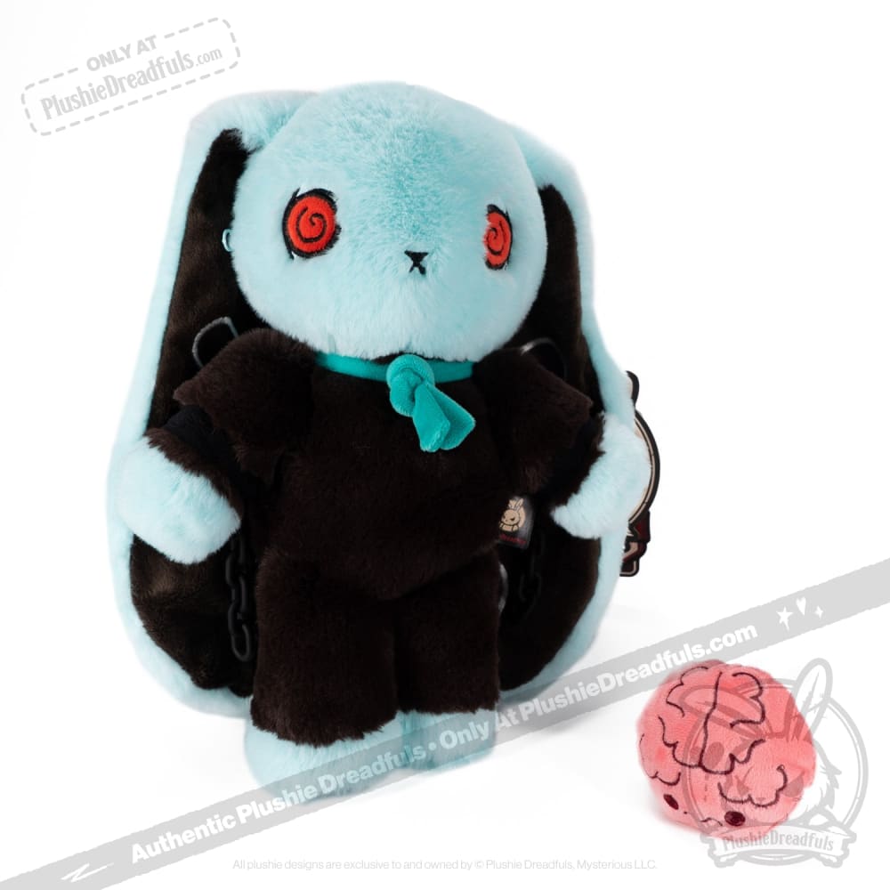 Plushie Dreadfuls OCD v2 Rabbit Stuffed Animal - Soft Anxiety Relief Plush Toy for Mental Health Support & Comfort