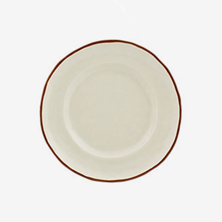 Bordallo Pinheiro Coconut Plates Set of 4 - Eco-Friendly Ceramic Dinnerware for Tropical Parties, Beach Weddings & Summer Entertaining