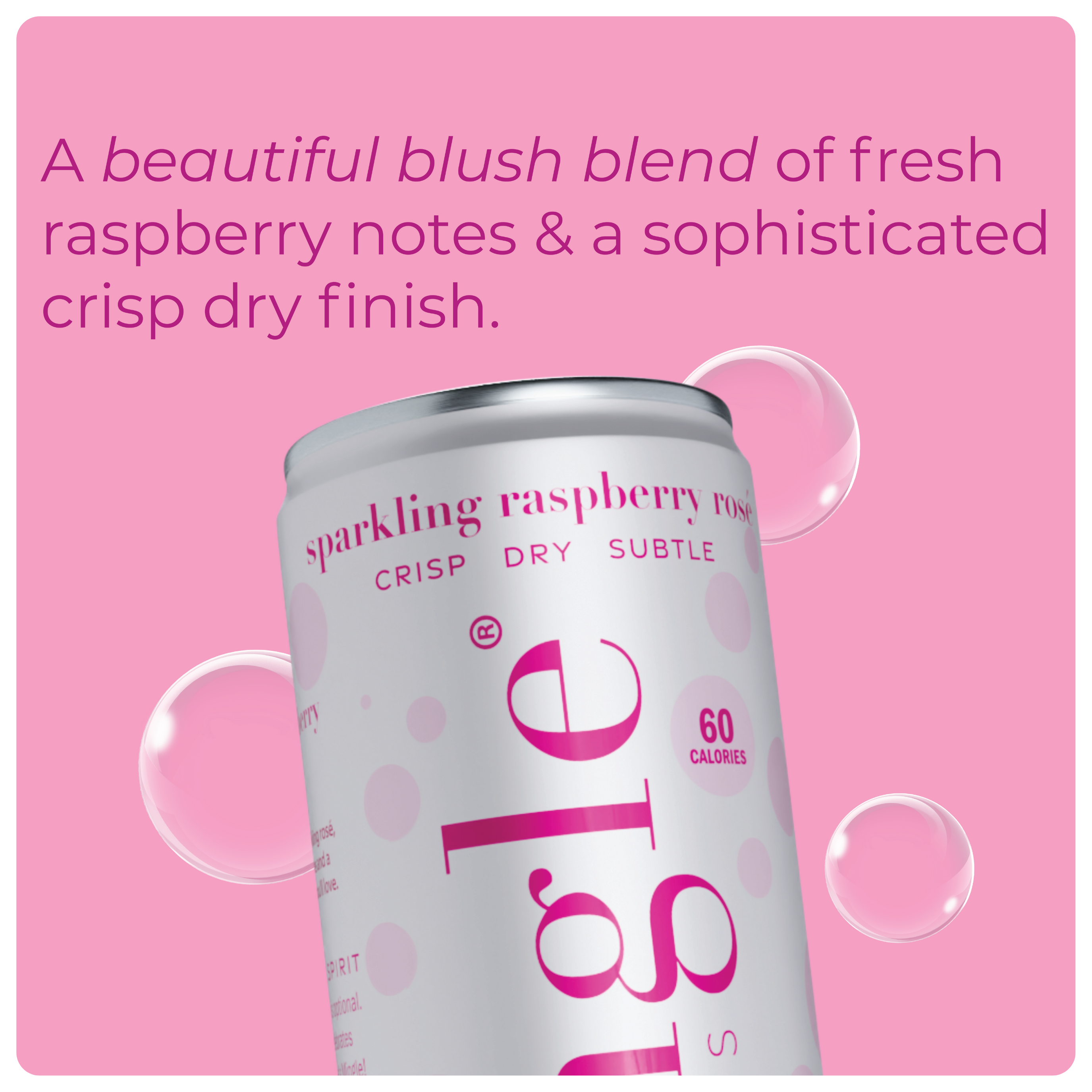 Mingle Mocktails Sparkling Raspberry Rosé Non-Alcoholic Beverage - 24 Pack (6x4 12oz Cans) - Perfect for Parties, Weddings & Sober Celebrations