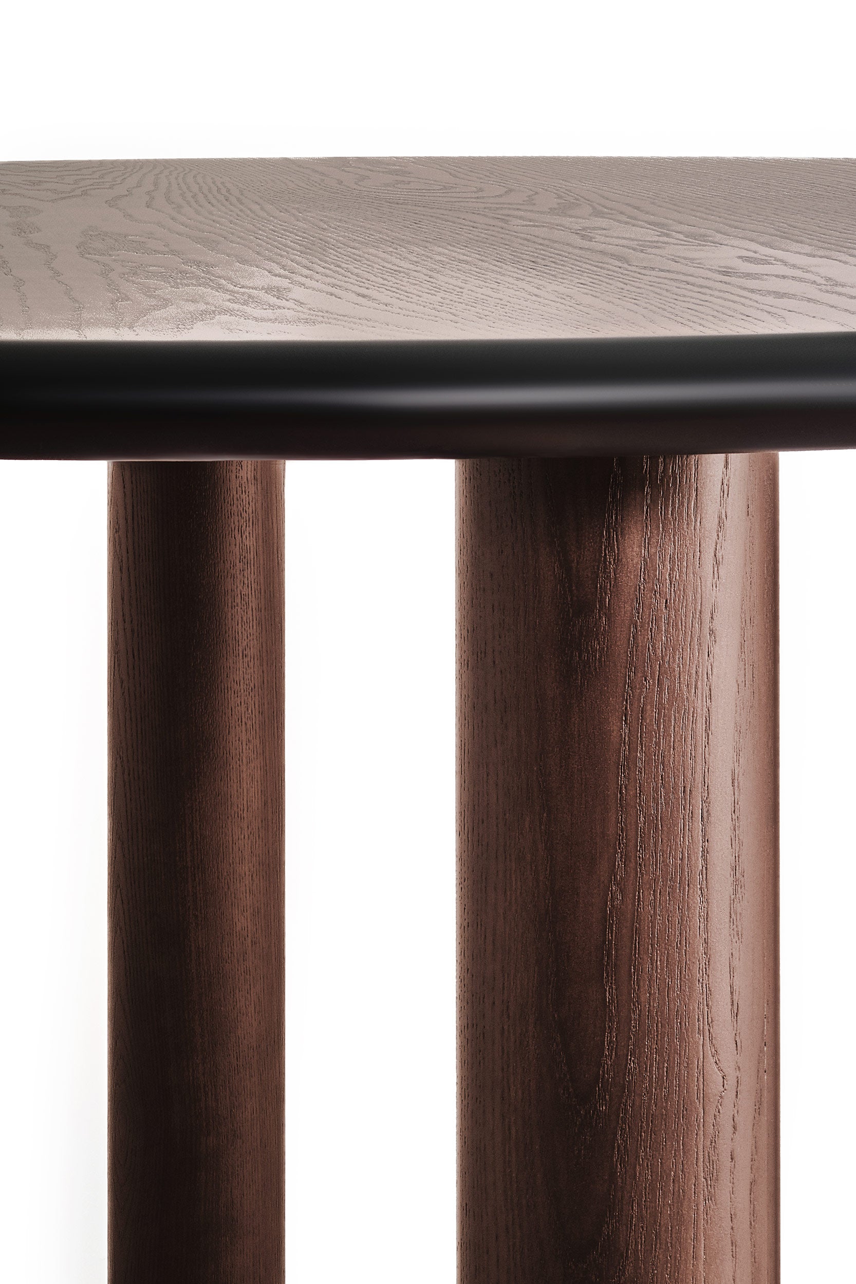 Noom Paul Round Dining Table - Modern Wooden Kitchen Table for 4-6 People | Perfect for Small Spaces, Apartments & Cozy Family Meals