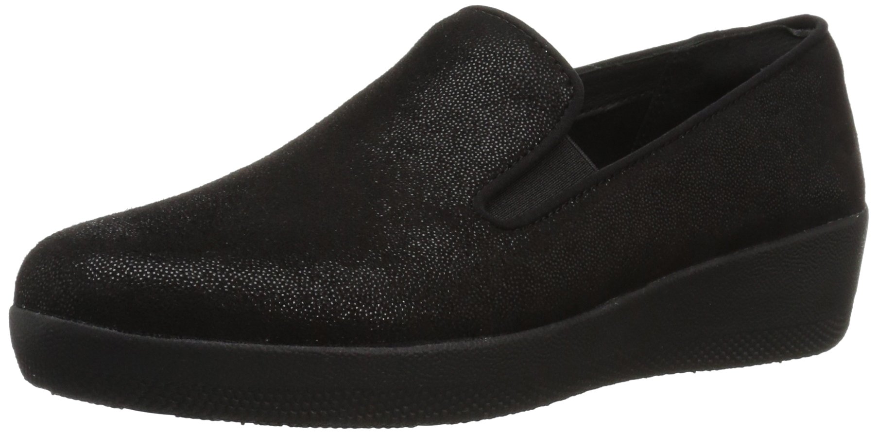 FitFlop Women's Superskate Leather Loafers - Comfortable Slip-On Flats for Work, Travel & Everyday Wear | Premium Leather Casual Shoes for Women