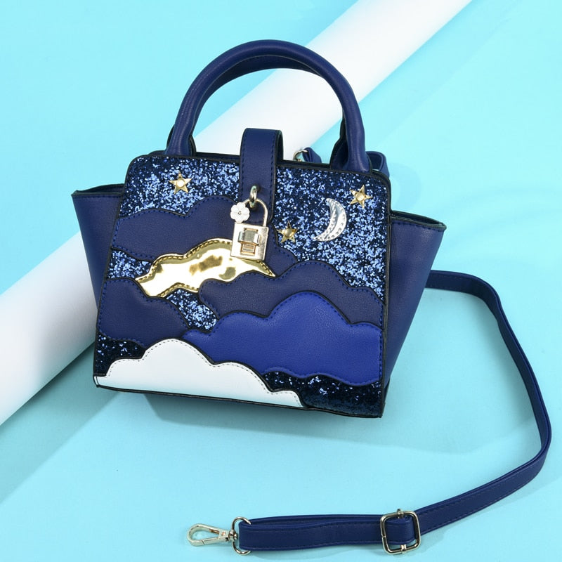 Elegant Women's Leather Embroidery Handbag - Fashionable Shoulder Bag for Girls | Perfect for Work, Travel & Daily Use